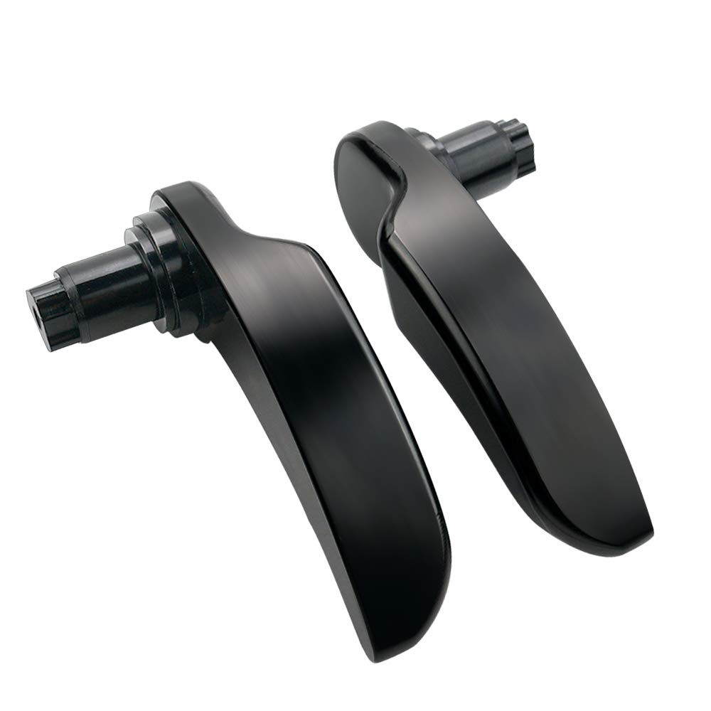 Black Saddlebag Latch Lever – Saddle Bag Lid Lifters Aluminum Compatible with…