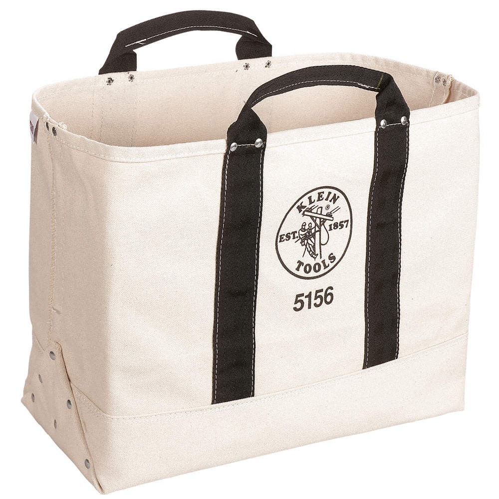 KLEIN TOOLS 5156 Tool Tote,Canvas,General Purpose 2DFT5