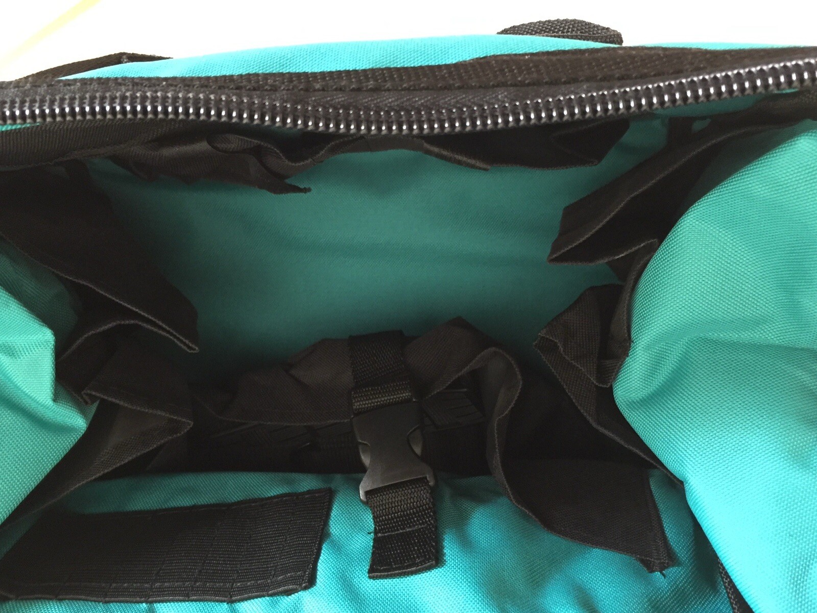 NWOT Makita Tool Bag W/ Shoulder Strap Blue Black 15”X8”X10” With Inner Pockets