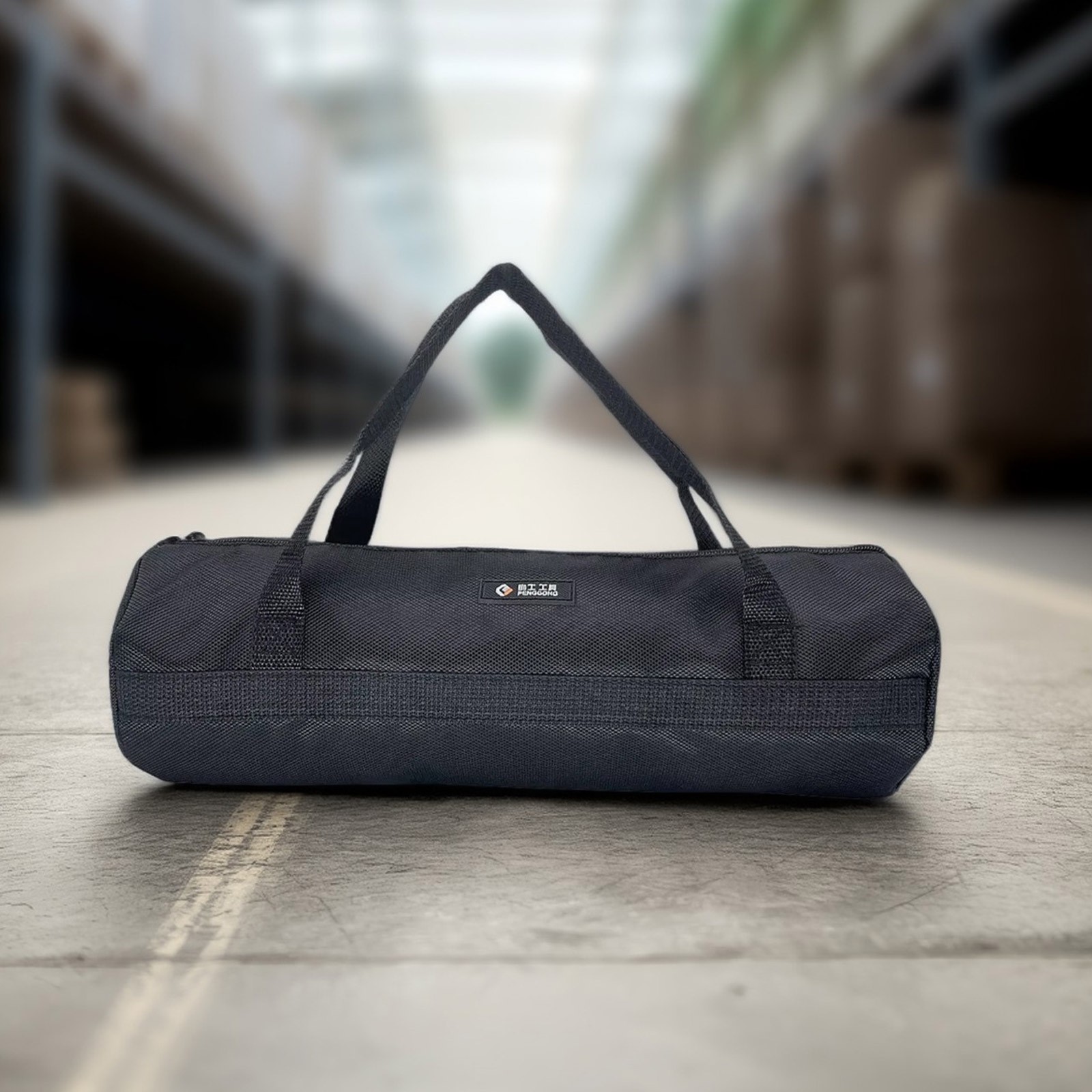 20inch Black Tool Bag with Zippers Multi Purpose Waterproof Storage easy carry