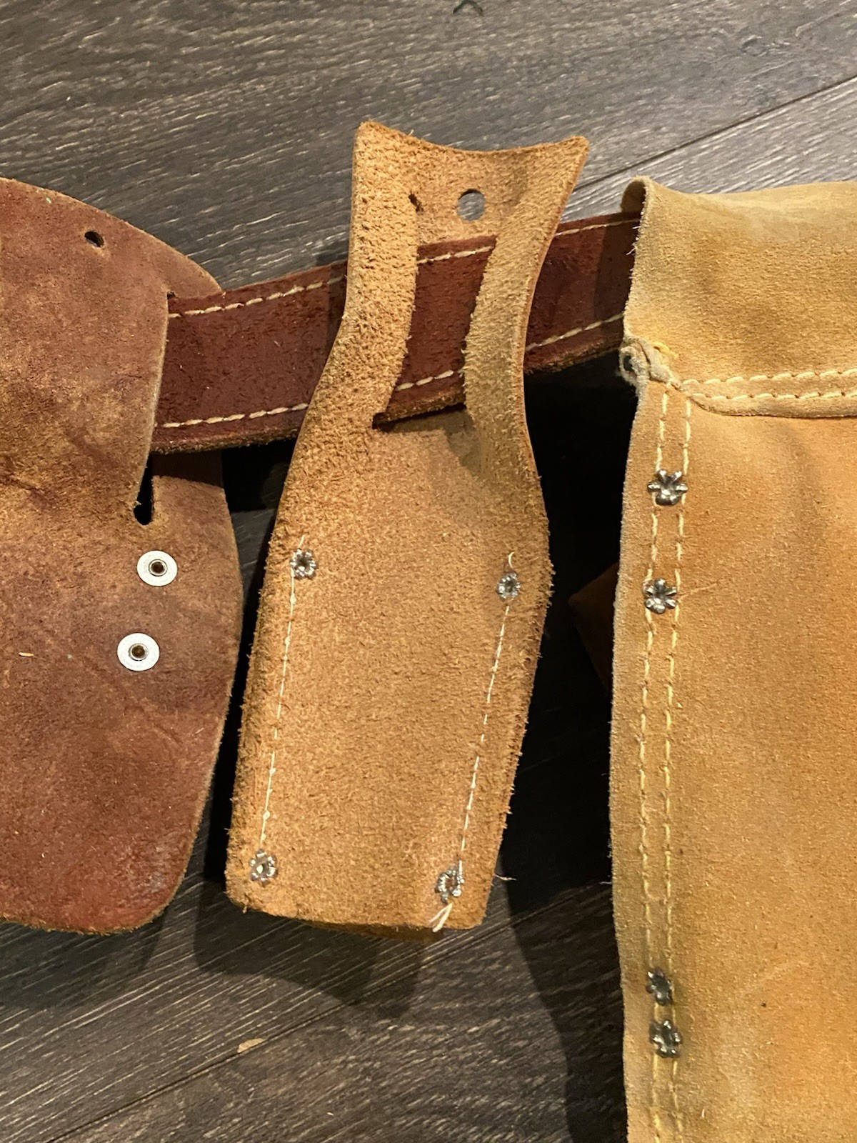 Occidental Leather Tool Belt XL With Hammer Loop Holder W/ Various Pouches *READ