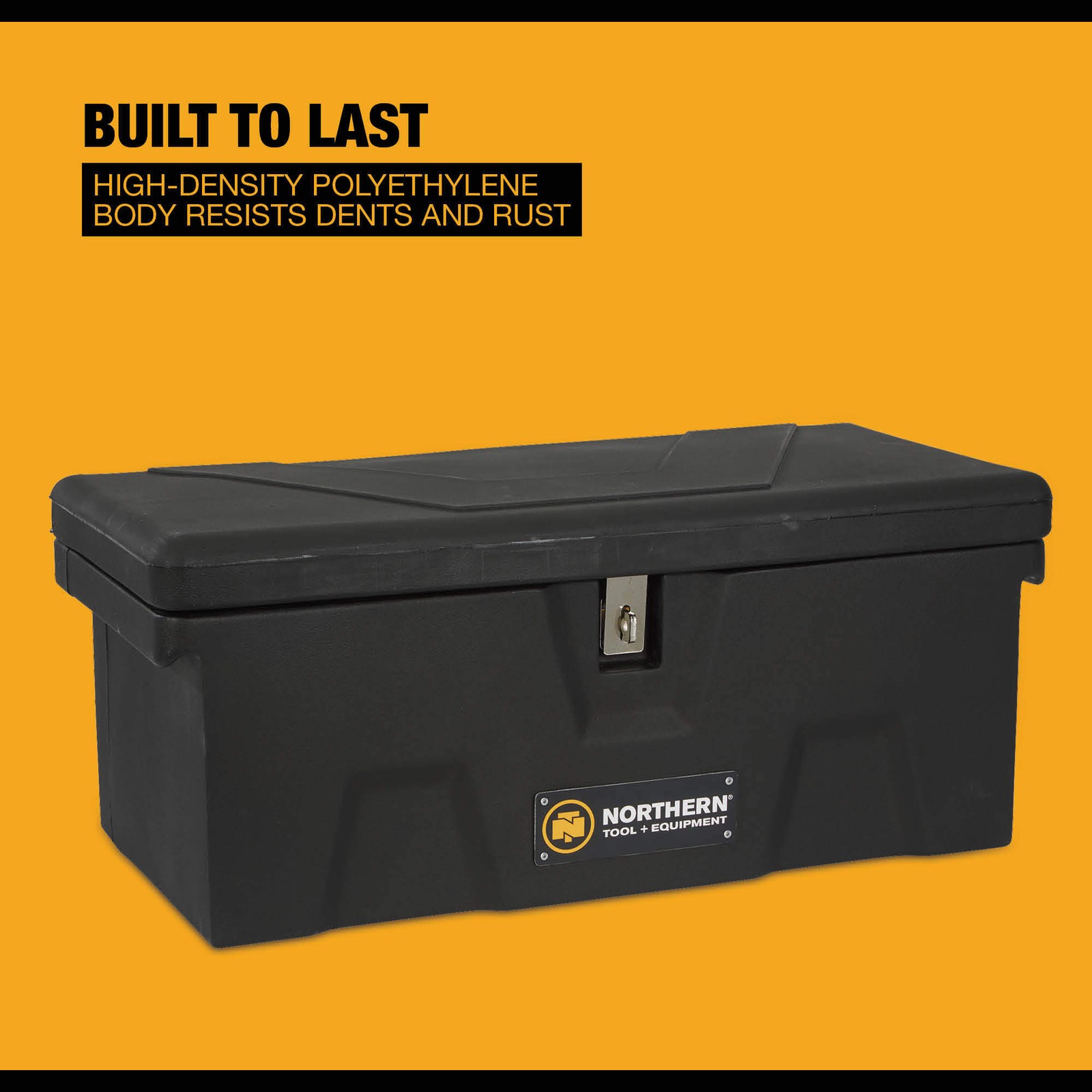 Northern Tool + Equipment 32in. Polyethylene All-Purpose Chest, Black
