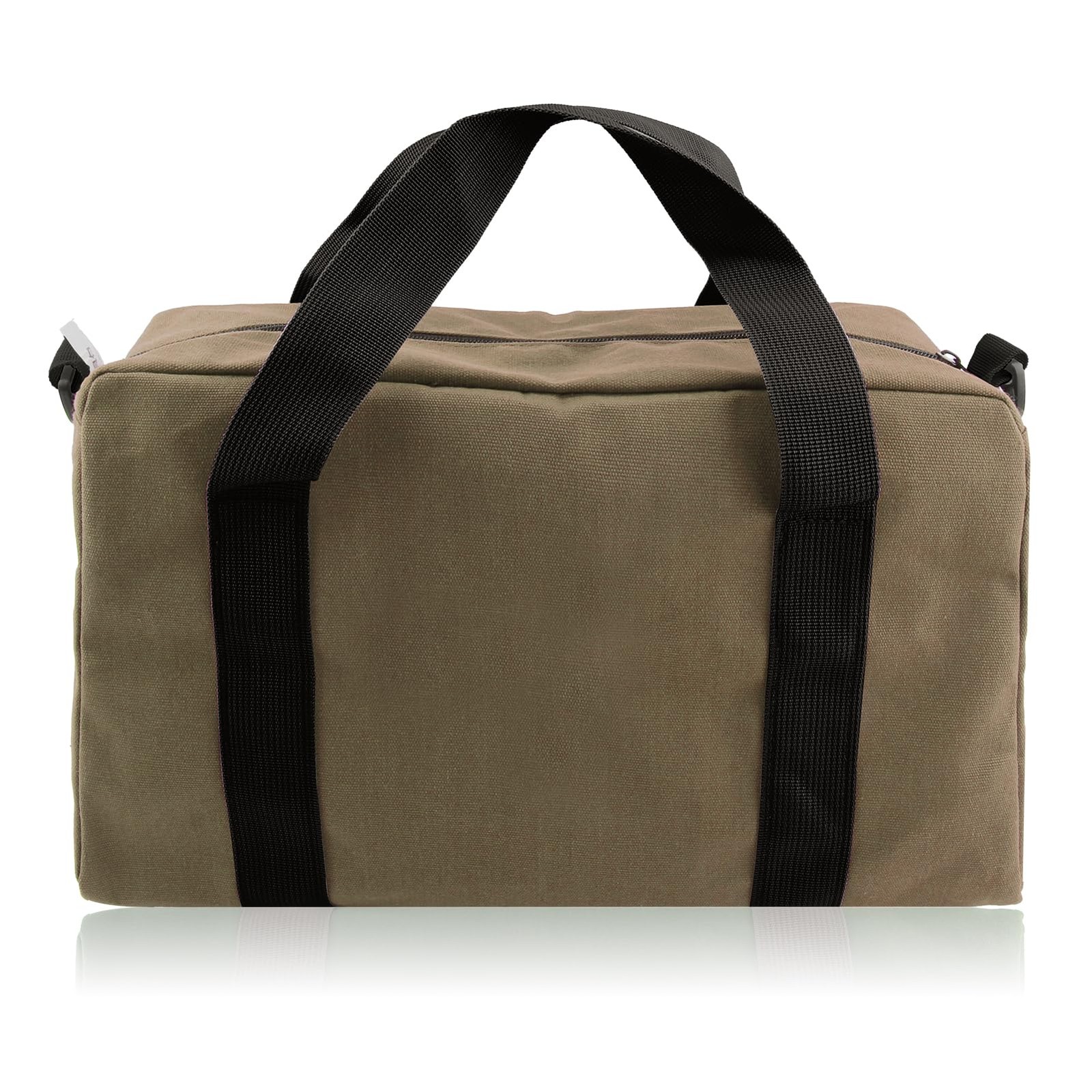 Canvas Tool Bag 12 Inch Wide Mouth Storage Hand Tools Carrier Organizers Pouch