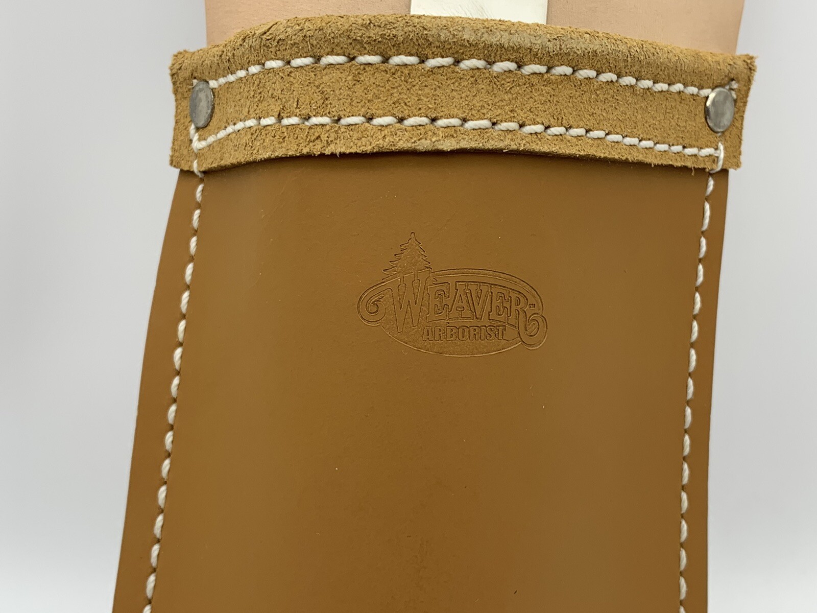 Weaver Arborist Leather 7” Folding Saw Pouch Top Grain Nickel Plated 08-02015