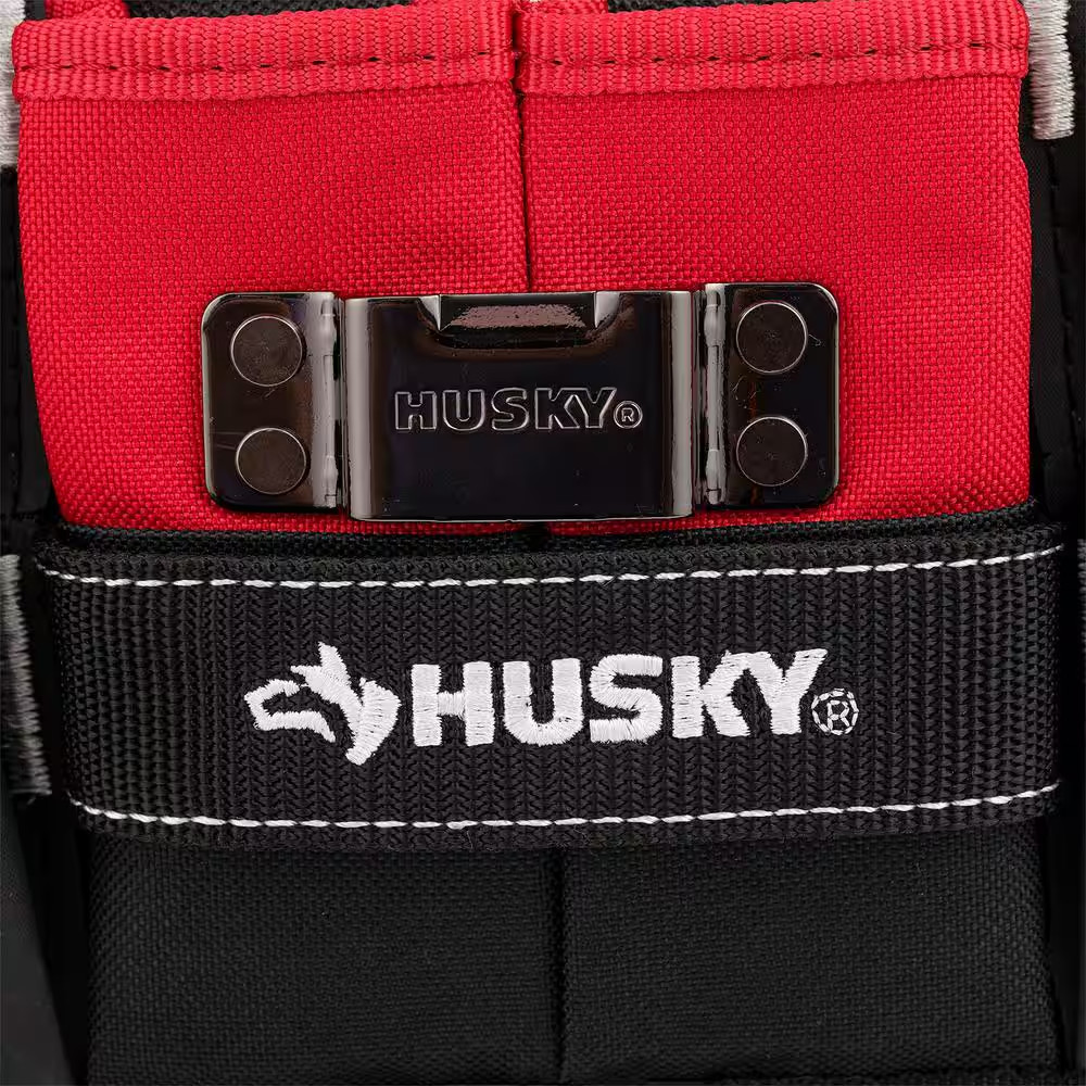 7 In. 3-Pocket Clip on Tool Belt Pouch