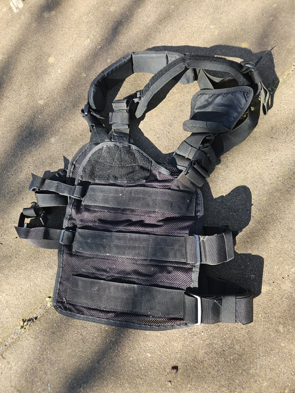 Atlas 46 Stratos Open Core Tool Vest Black With Main Tool Pouch