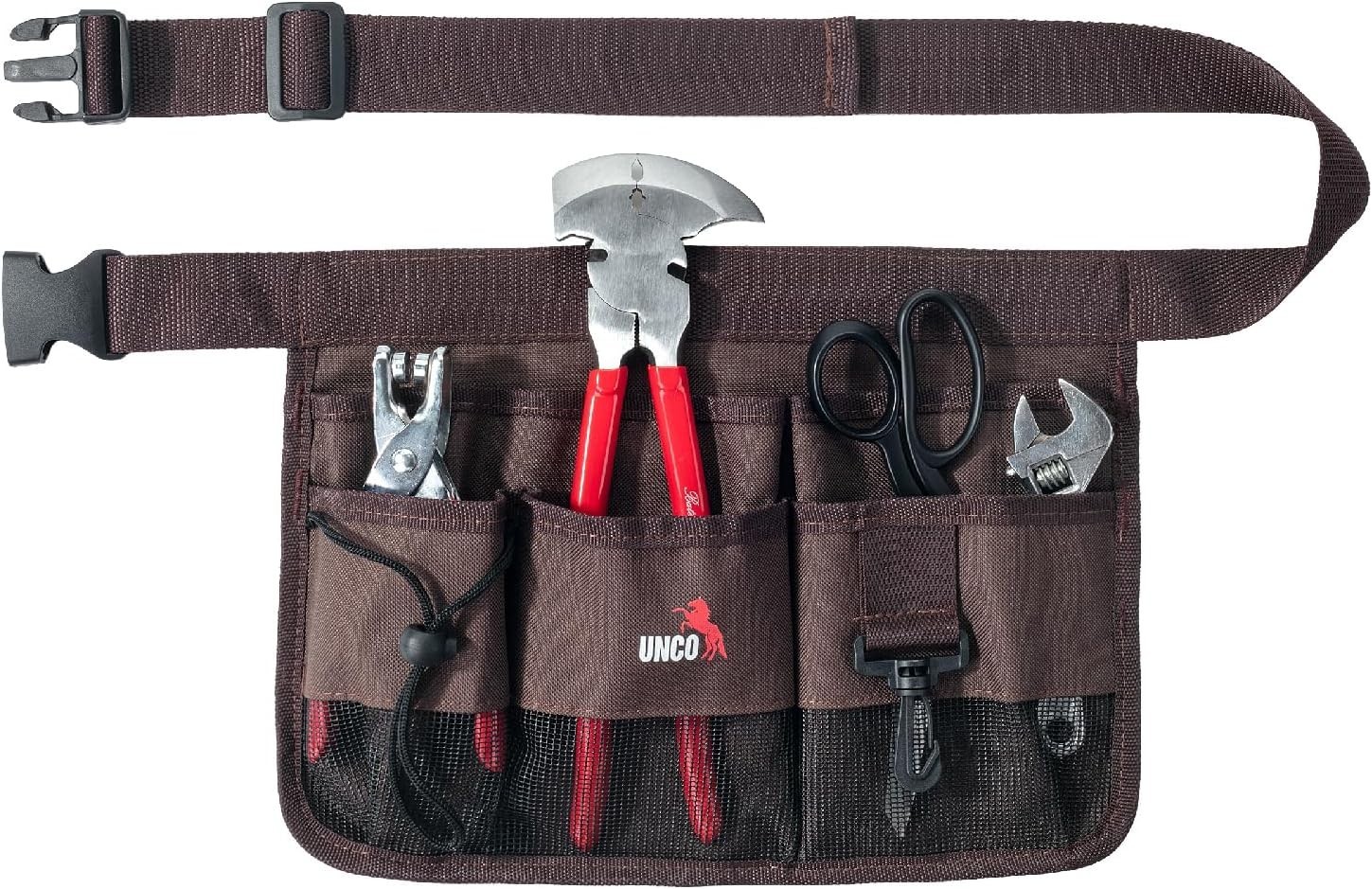 Durable Adjustable Gardening Belt – Modern Waist Apron with 7 Tool Pockets