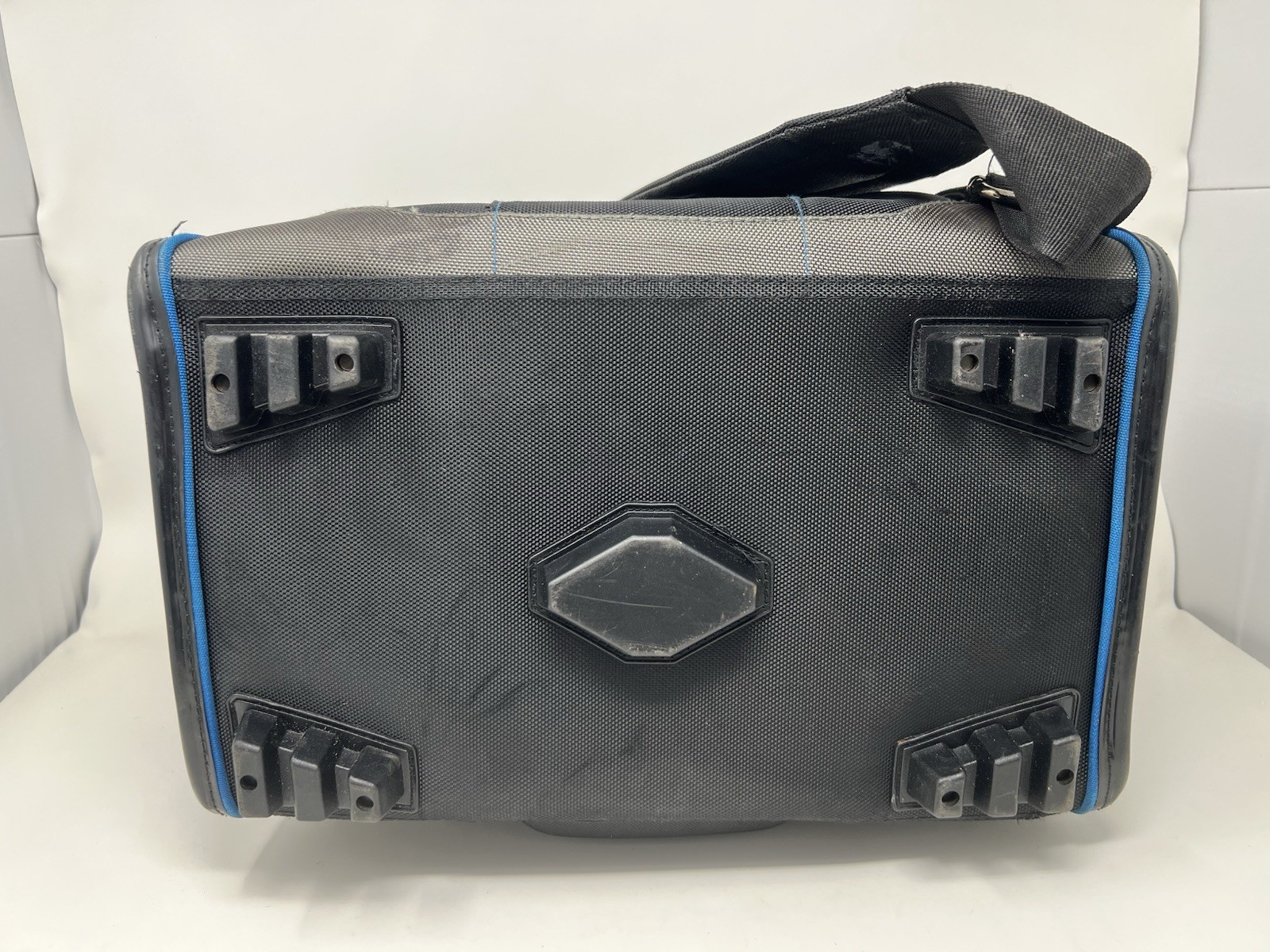 HERCULES 16 in. Large Mouth Tool Bag 25 inside 14 outside pockets, Waterproof