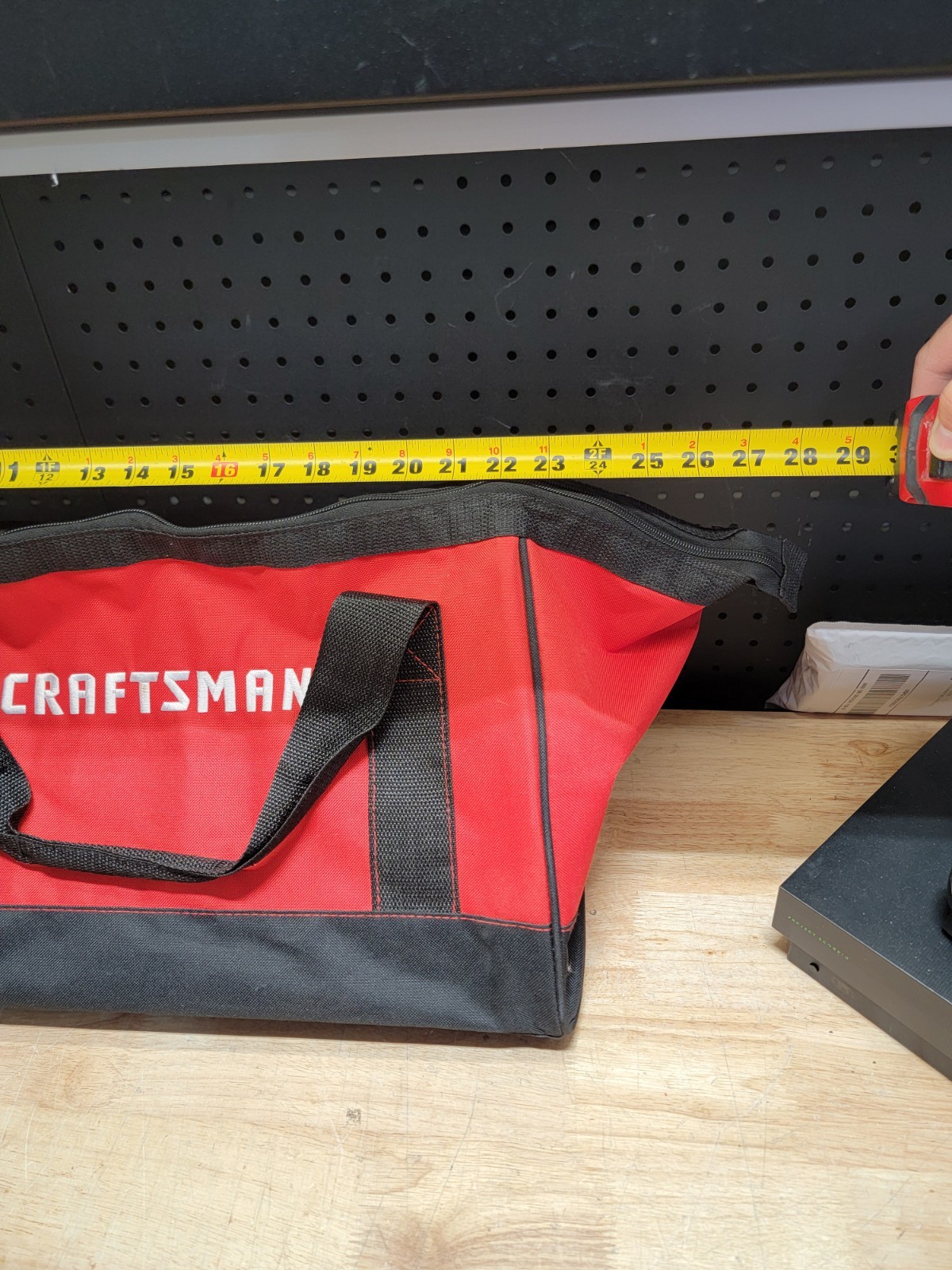 Craftsman Red And Black Large Tool Bag With Handle For Combo Kit Multiple Tools