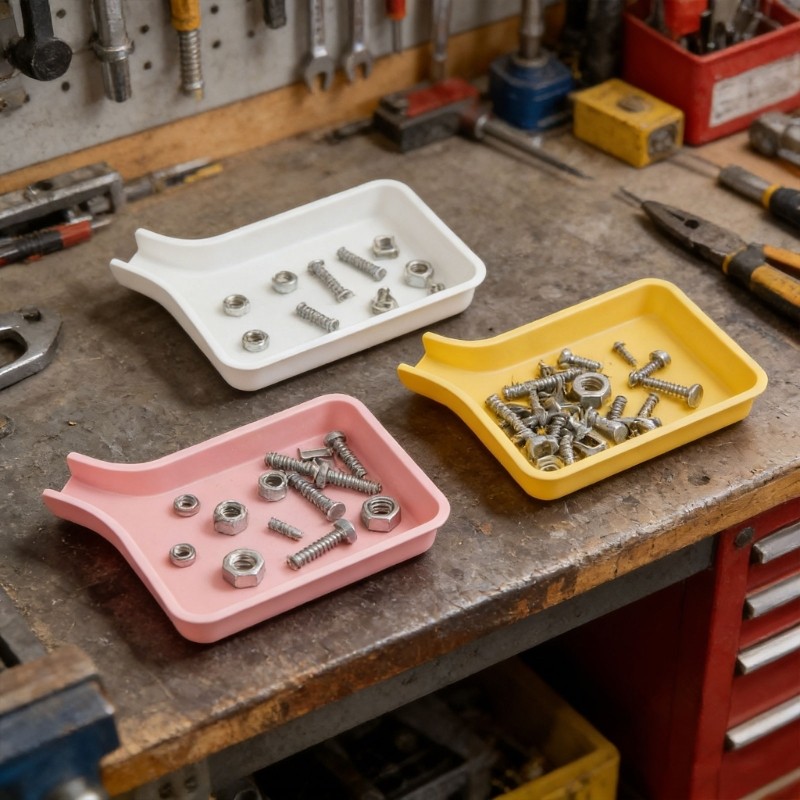 Small Plastic Container Tray For Storing Screws Buttons And Other Mini Items