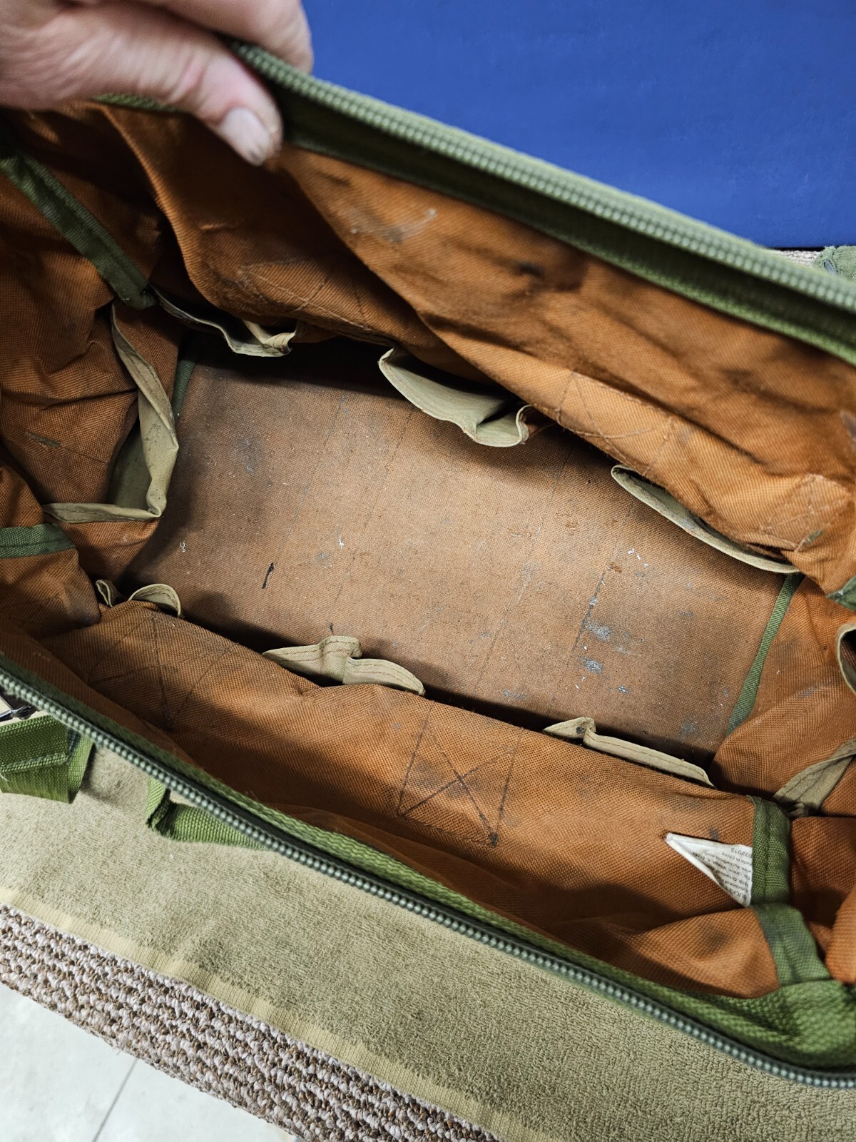 3 Bucket Boss Mechanics Canvas Tool Bags Zipper Bag Green Large Military