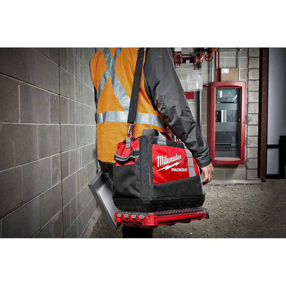 Tech Tool Bag Duffle Construction Electrician Jobsite Tear Resistant Heavy Duty
