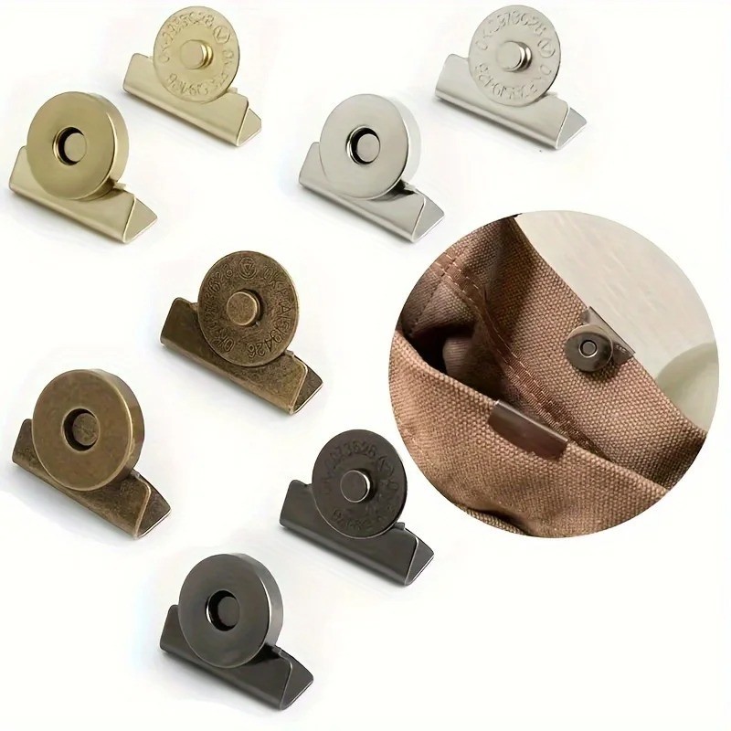 8 Pcs Magnetic Bag Snap Buckle Hidden Seamless Button Closure Accessories