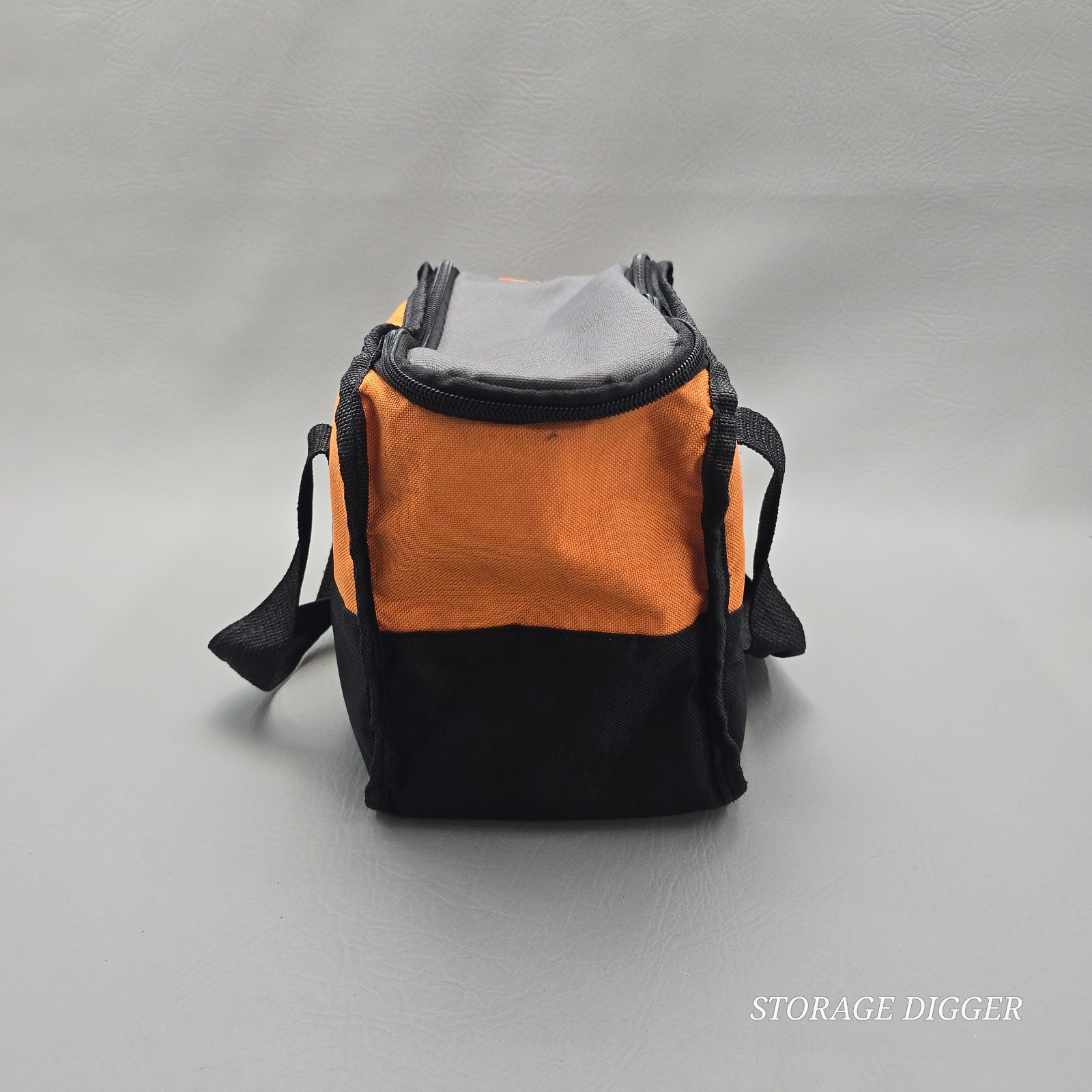 Ridgid Black Orange Heavy Duty Tool Storage Bag, Zip Closure, 11″ x 8″ x 6″