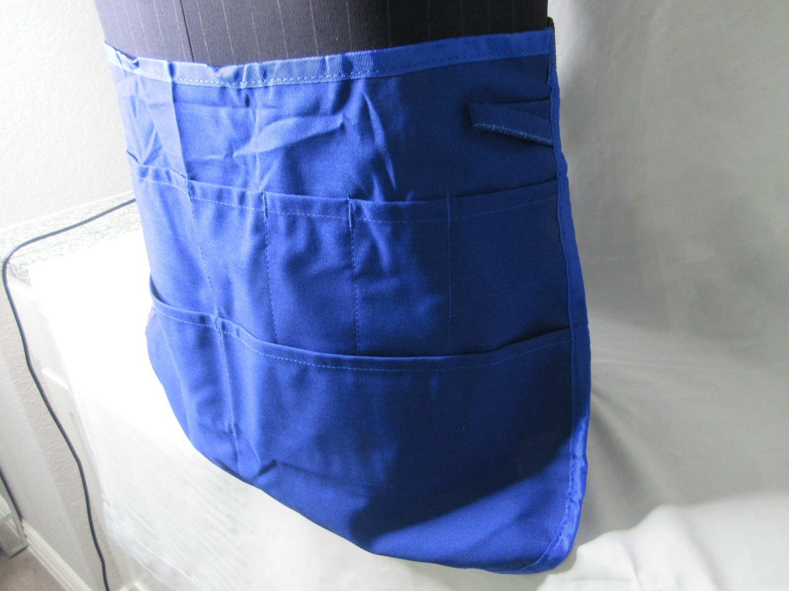 Half Waist Apron Work Garden Utility Washable Canvas 7 Pockets 2 Loops Up to 50″