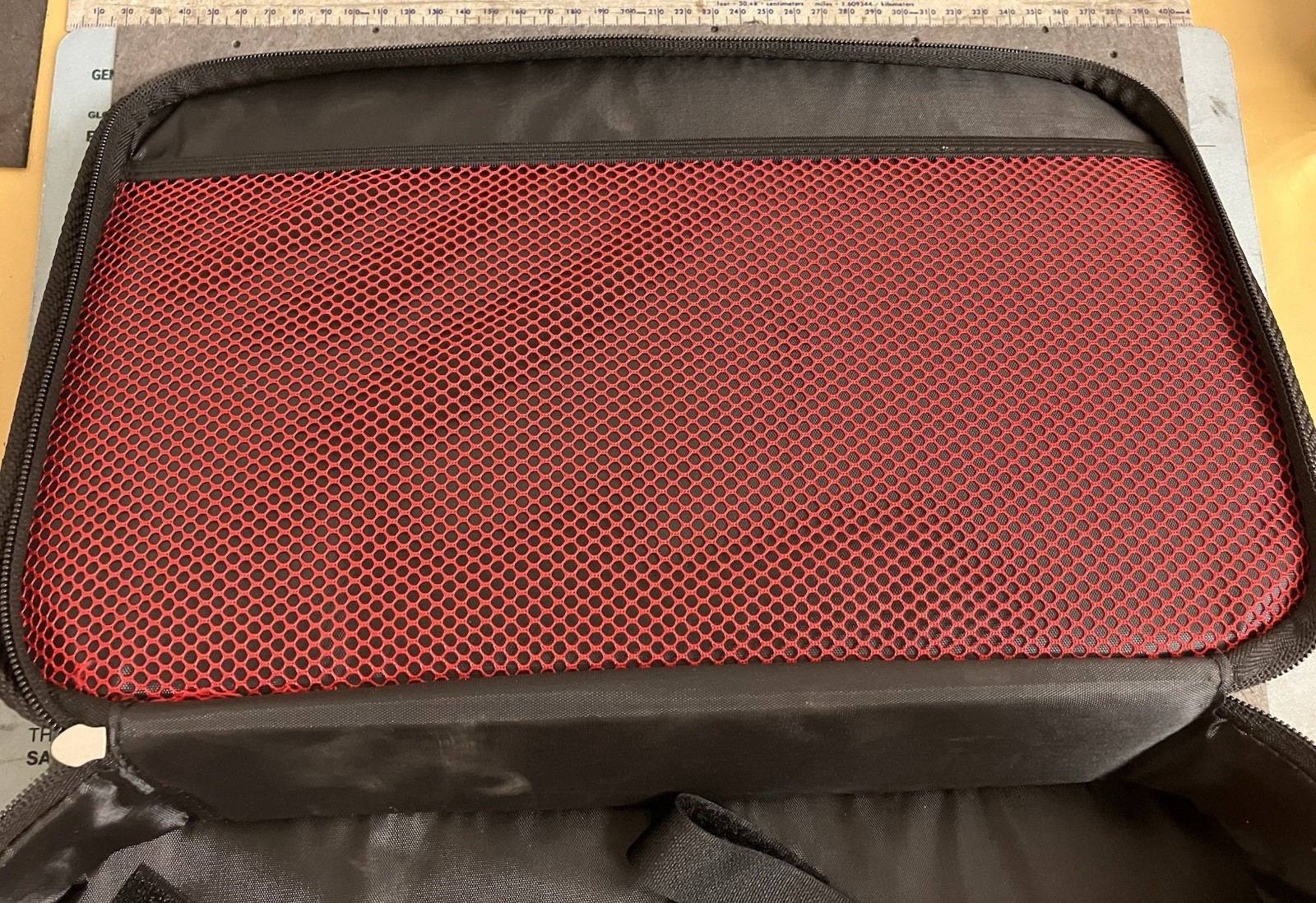 Milwaukee M12 FUEL Small Red/Black Zipper Tool Bag Organizer Case 14x9x4″