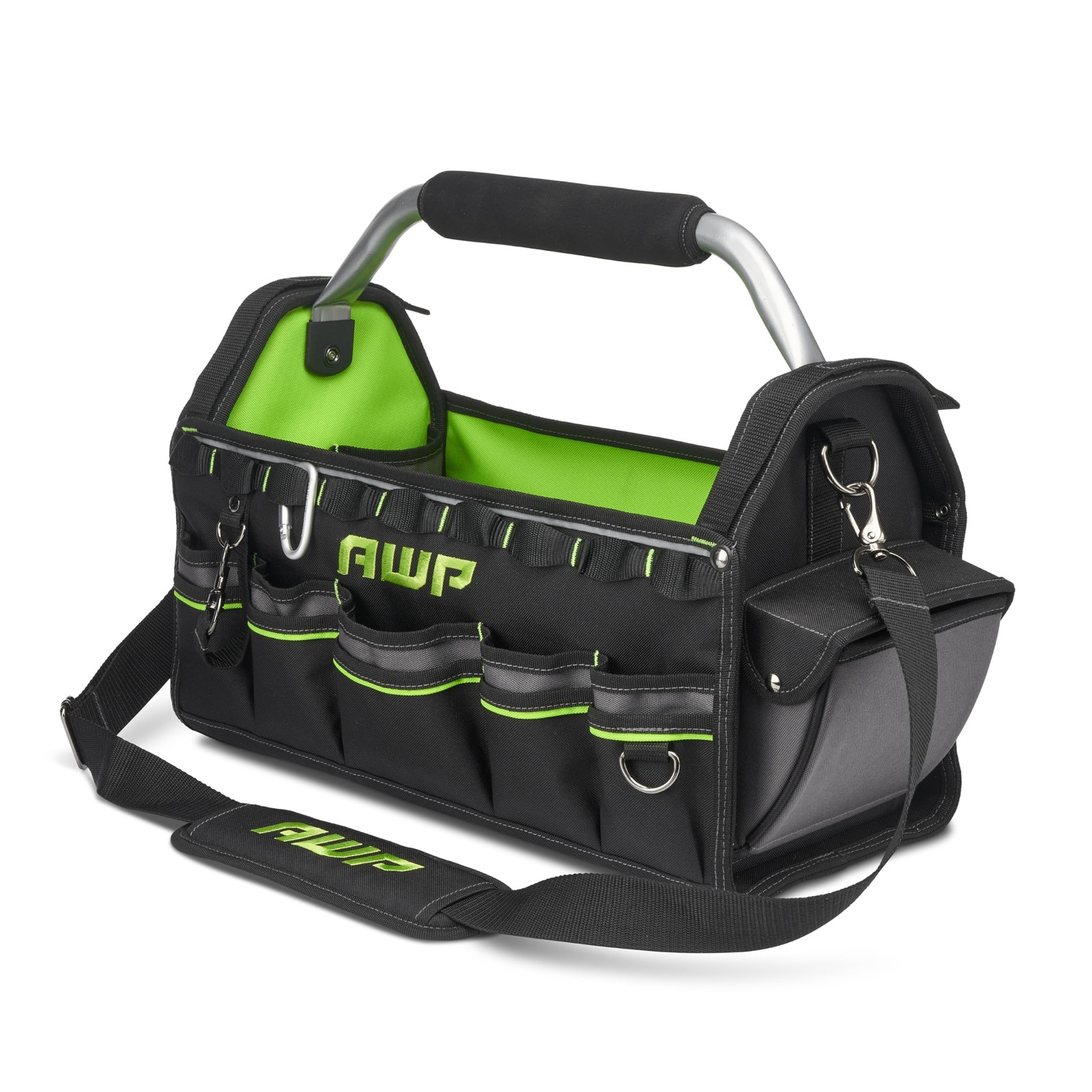 18″ Tool Tote Bag | Durable Water-Resistant 600D Polyester + Multi-Pocket Sto…