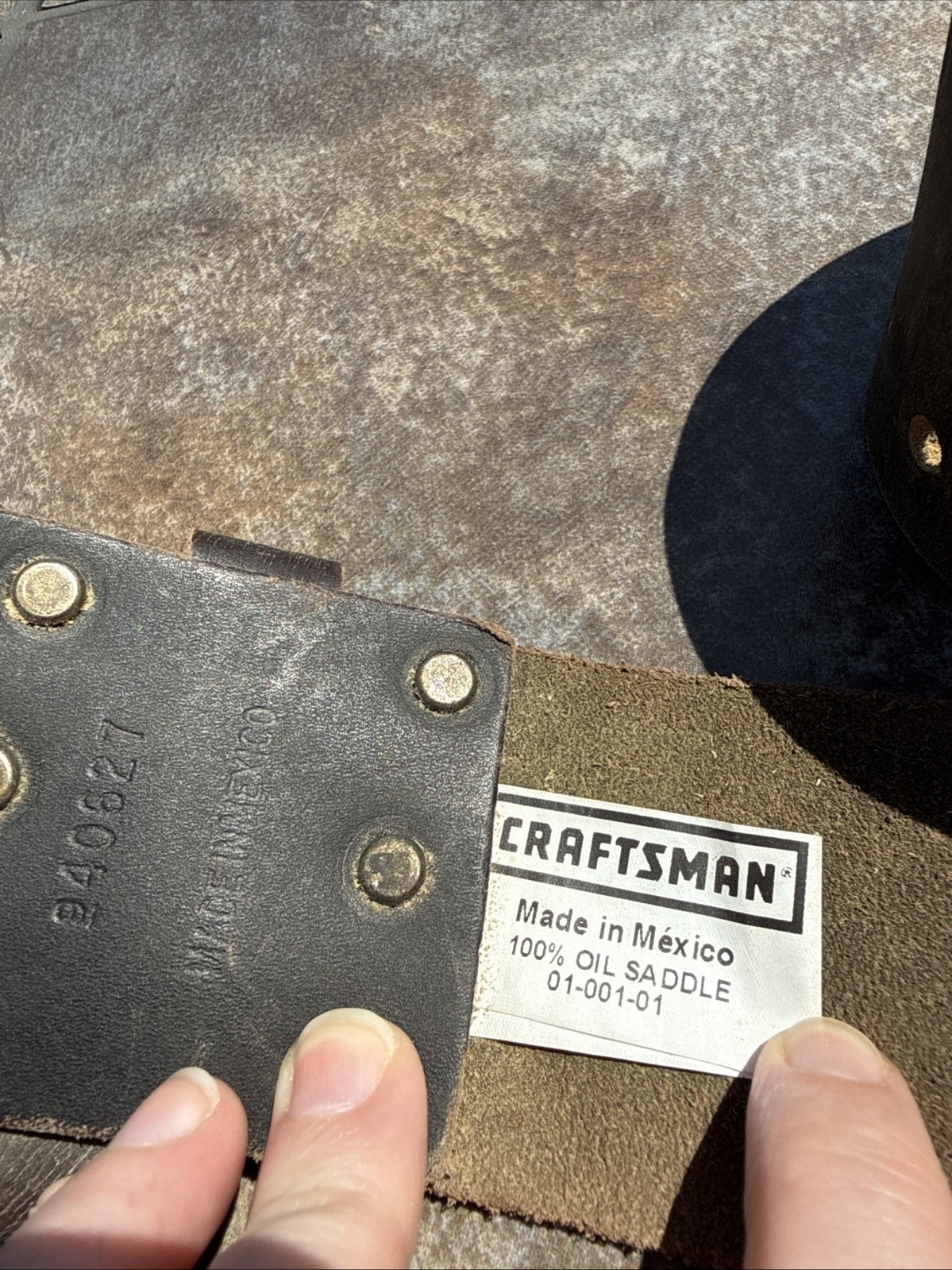 Vntg Craftsman PROFESSIONAL 3″ Wide 50″ Long Leather Tool Belt 40627 (B)