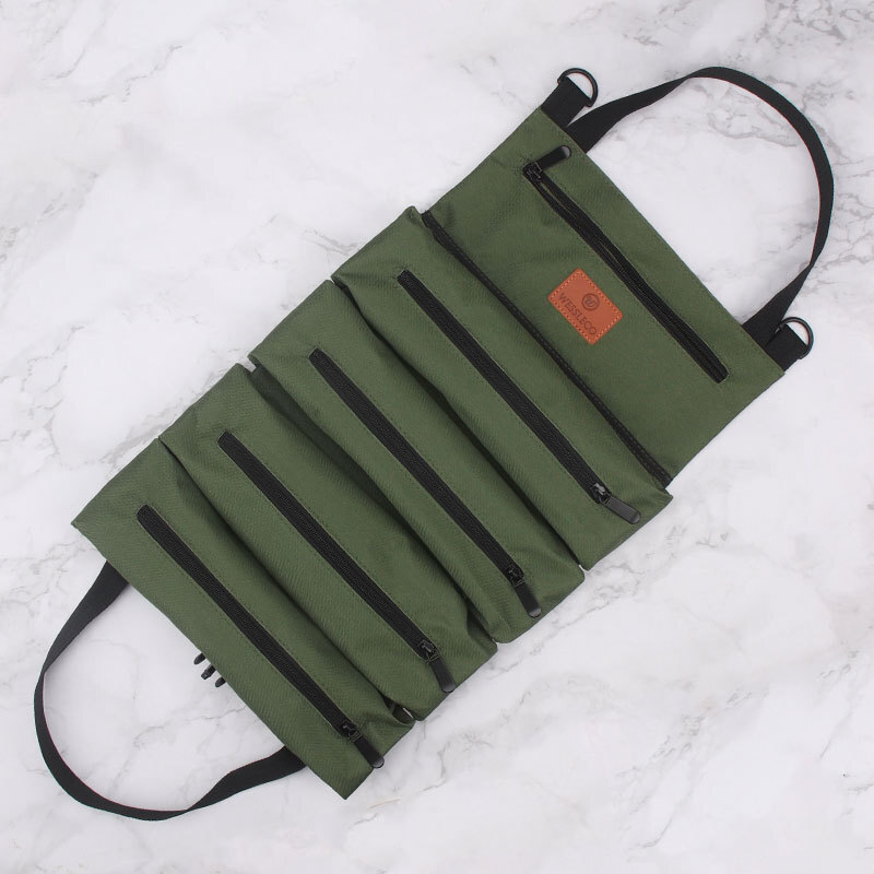 Roll Up Tool Bag Multi-Purpose Pouch Wrench Organizer Small Shoulder Tool Bag
