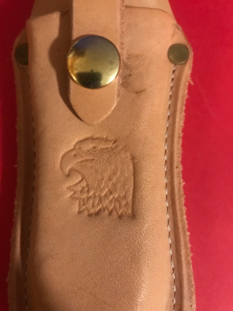 USA Leather Pliers Pouch Holds 6″ Pliers, 6″ Adj Wrench, 5WR Vise Grips etc USA