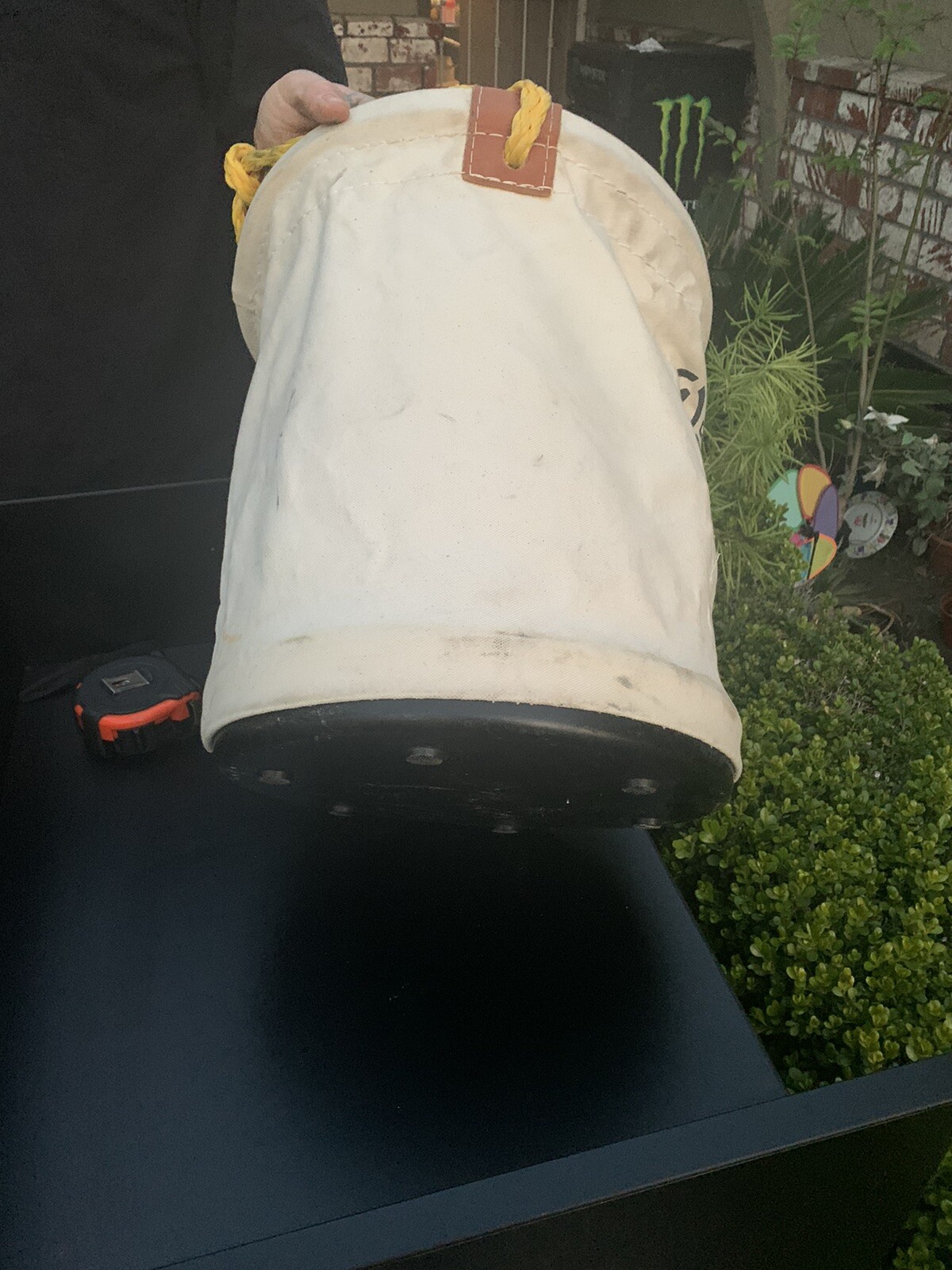 Estex 2070 Plastic Bottom with Snap 12 x 15 inch Tool Bucket 80 lbs NWOT