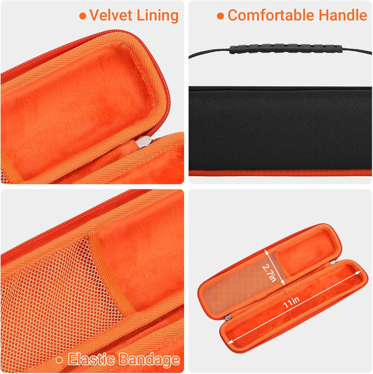 Tools Storage Case for Klein ET310 AC Circuit Breaker Black with Orange