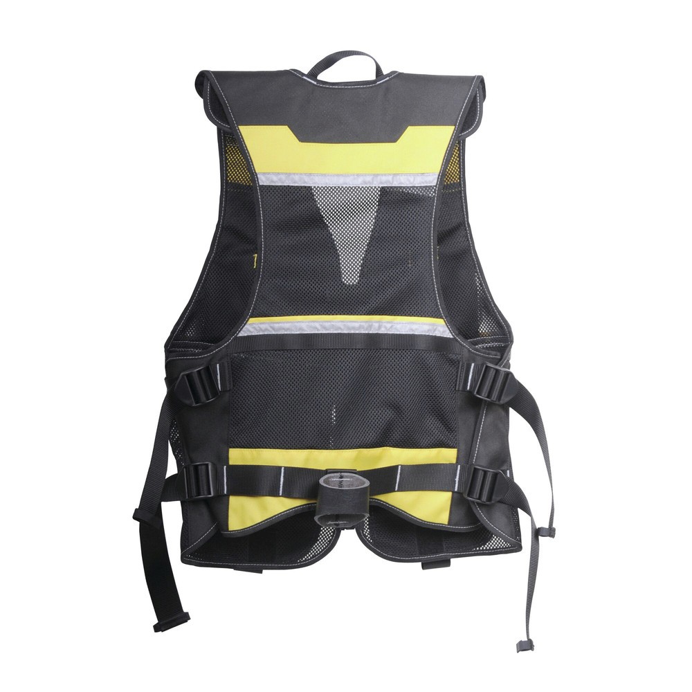 Stanley FMST530201 FATMAX One-Size-Fits-All Tool Vest – Gray/Black/Yellow New