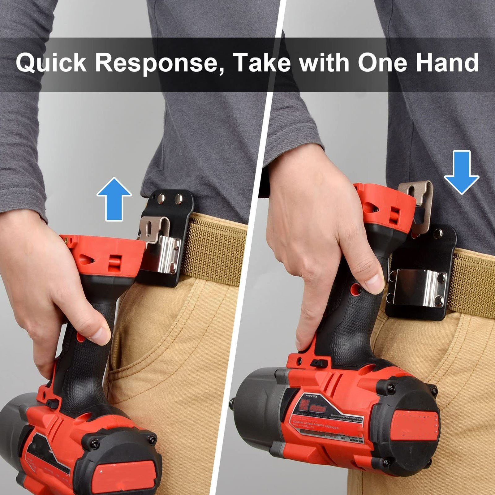 Portable Stainless Steel Drill Belt Holder For Electric Drill Excellent