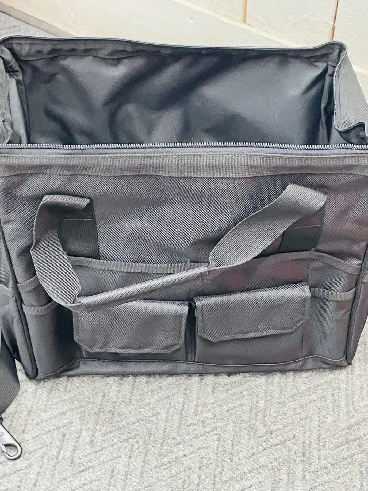 New Brightroom Heavy Duty Tool Bag Removable Carry Strap Black Utility Storage