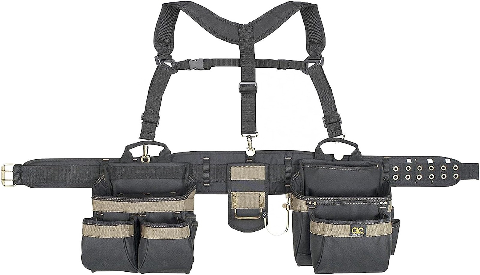 CLC Custom Leathercraft 1614 20 Pocket, Heavy Duty Framers 5 Piece Comfortlift C