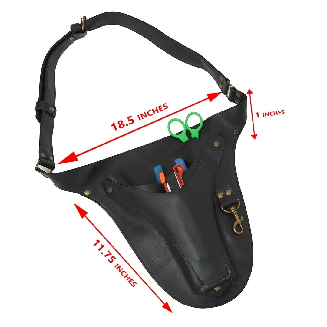 Real Leather Tool Belt Pouch Bag Farmers Garden Tool Florist Organizer Belt Gift