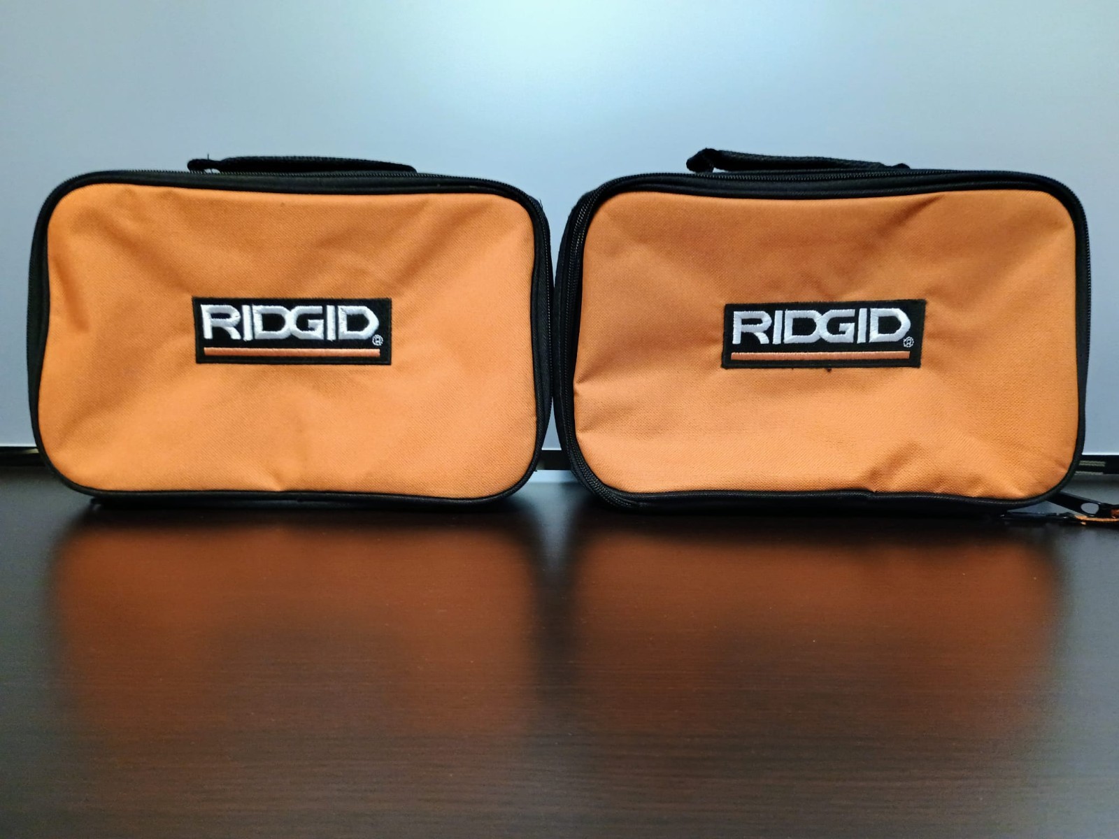 RIDGID Flat Tool Bag 2 Pack 11x8x3 Contractor Storage Organizer New