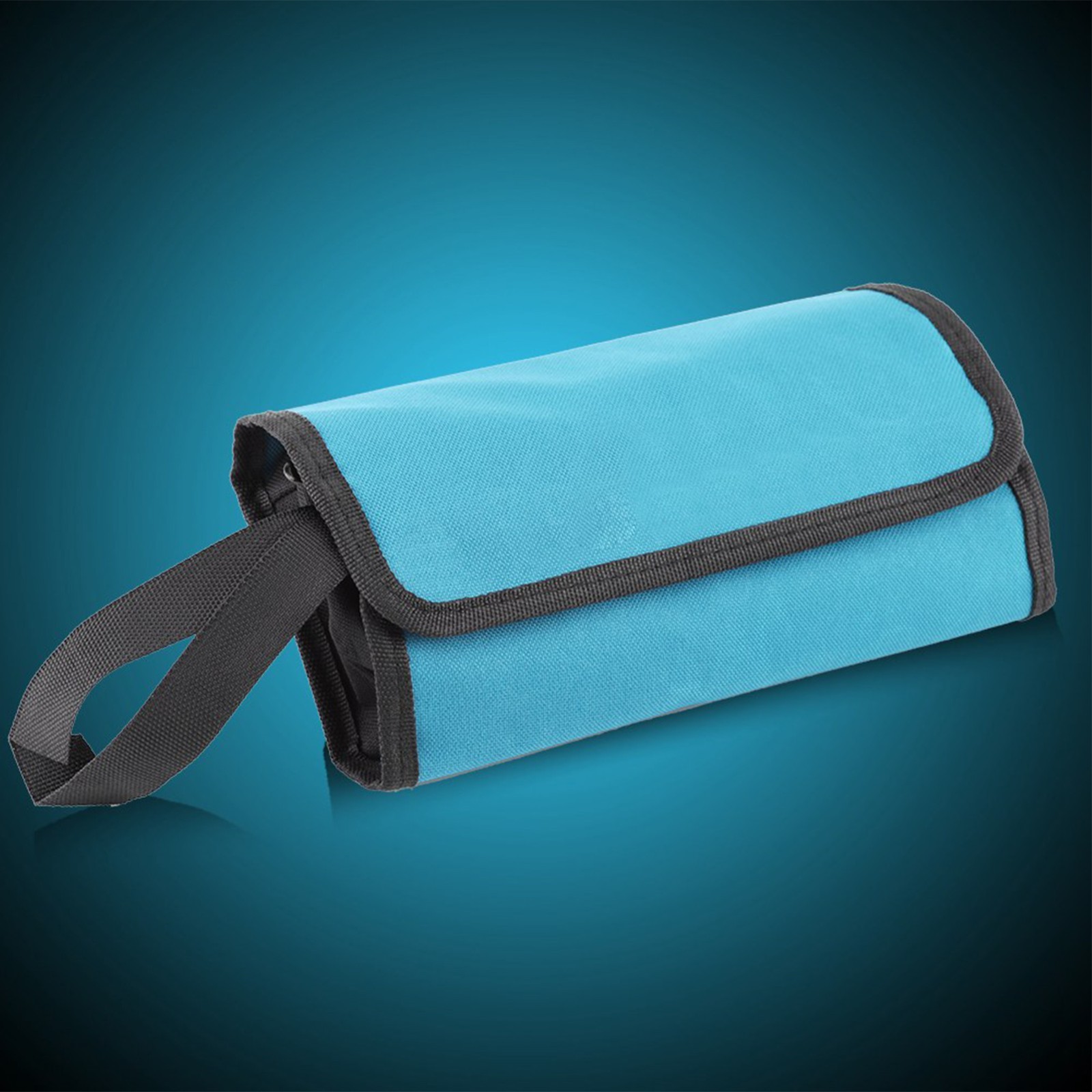 Foldable Electrician Tool Roll Bag Multi-Pocket Portable Hardware Storage Bag