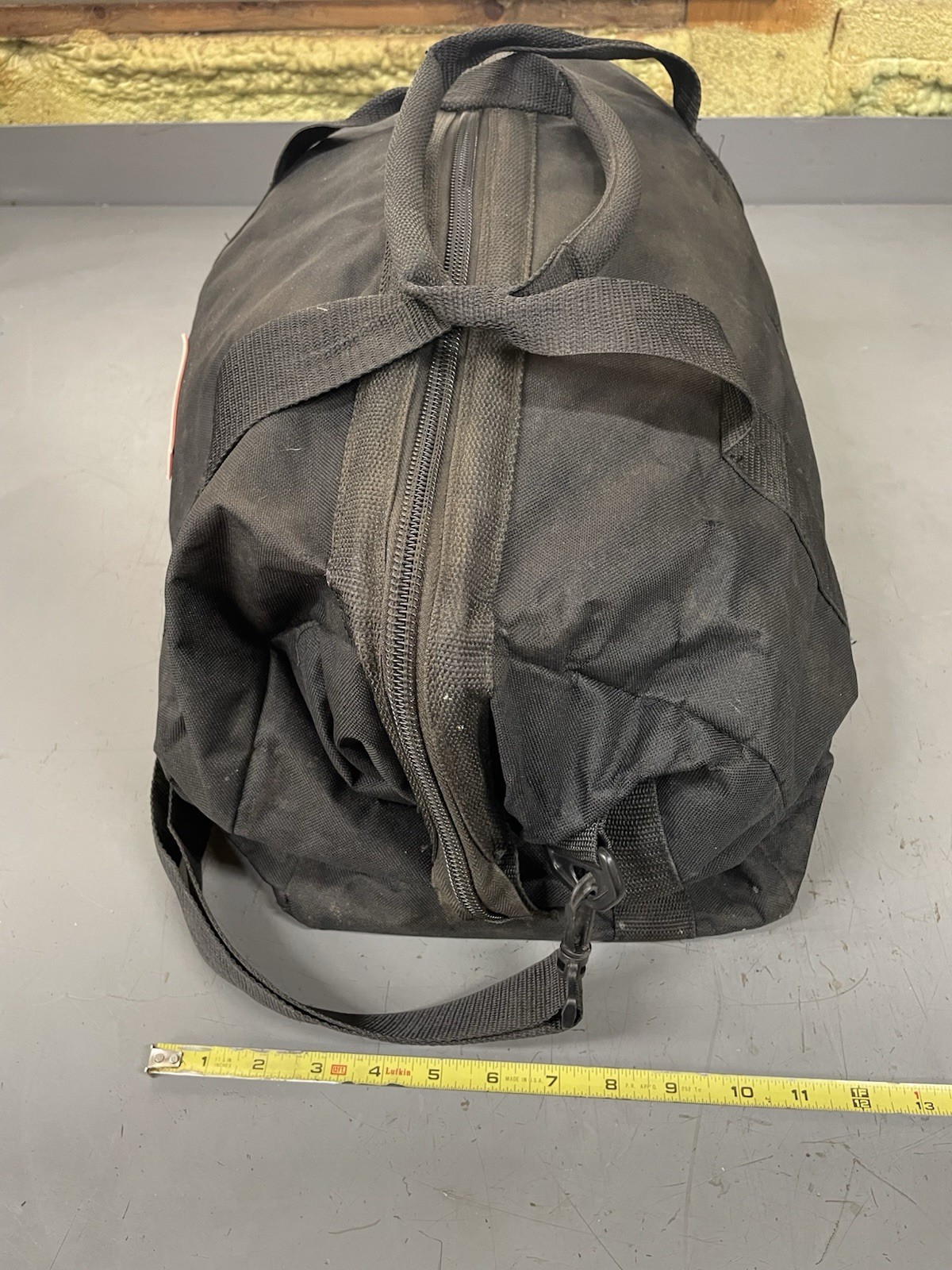 CRAFTSMAN POWER TOOLS Bag Canvas Soft Side w/ Zip Closure Inner Pockets Black