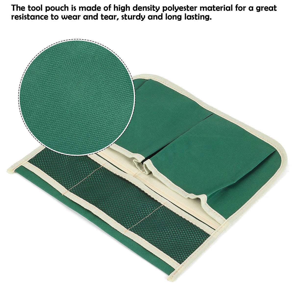 Folding Garden Kneeler Seat Bonus Tool Pouch Portable Stool Pad Chair Bag Holder