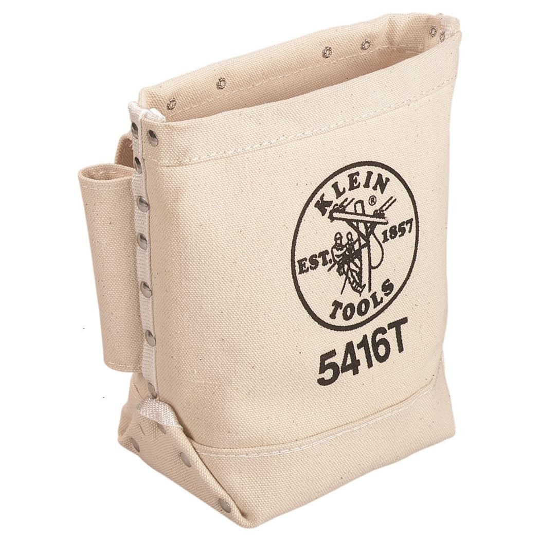Klein Tools 5416T Bull Pin/bolt Bag With Tunnel Loop – 5 x 10 x 9-Inch – New