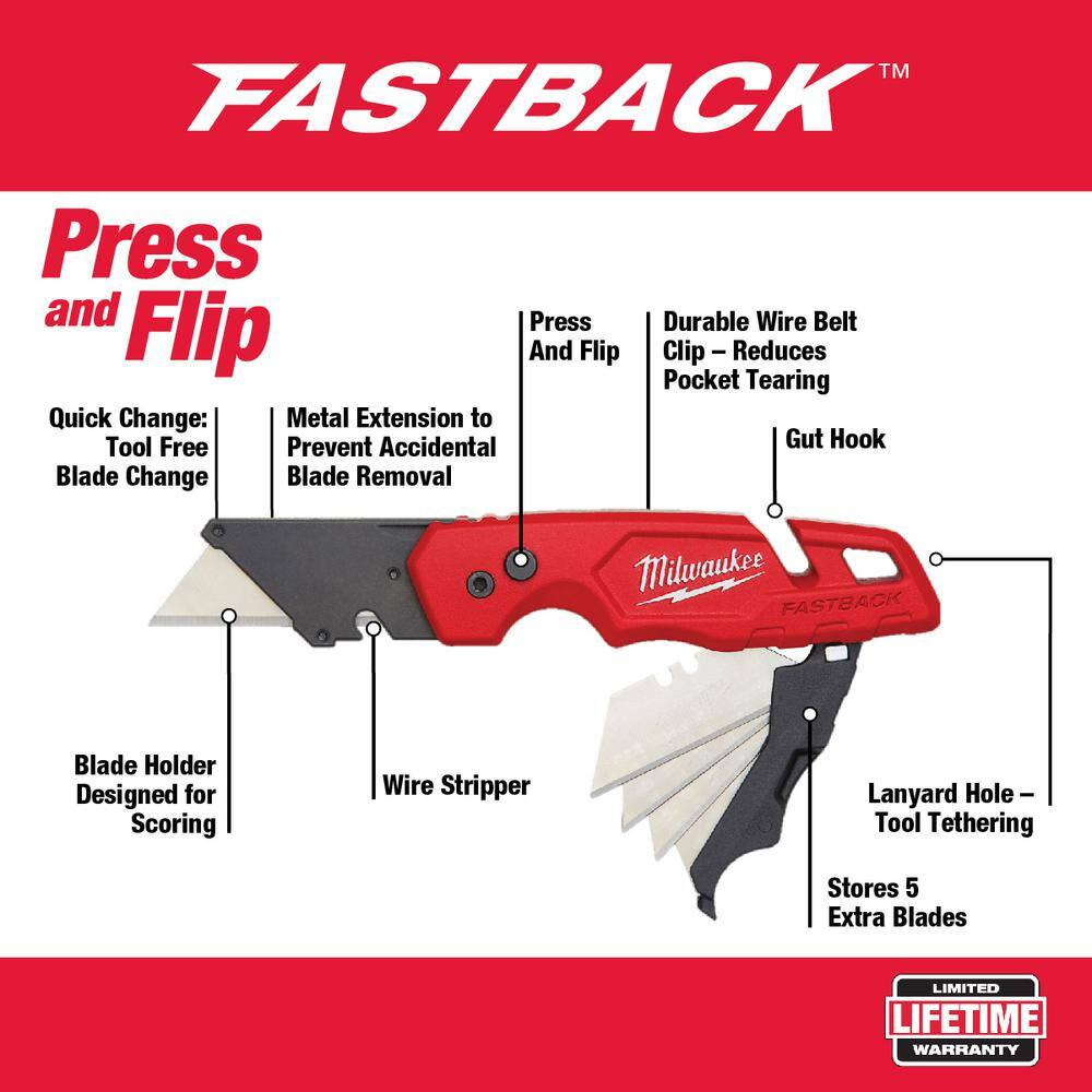 15 In. Ultimate Jobsite Backpack with Screwdriver Set and FASTBACK Utility Knife