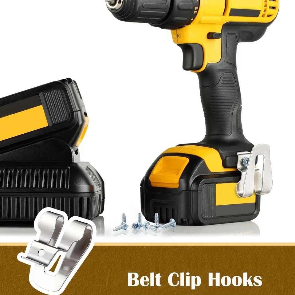 Belt Clip Hook Screw Replacement for Milwaukee Impact Driver Drill Holder 4 Pack