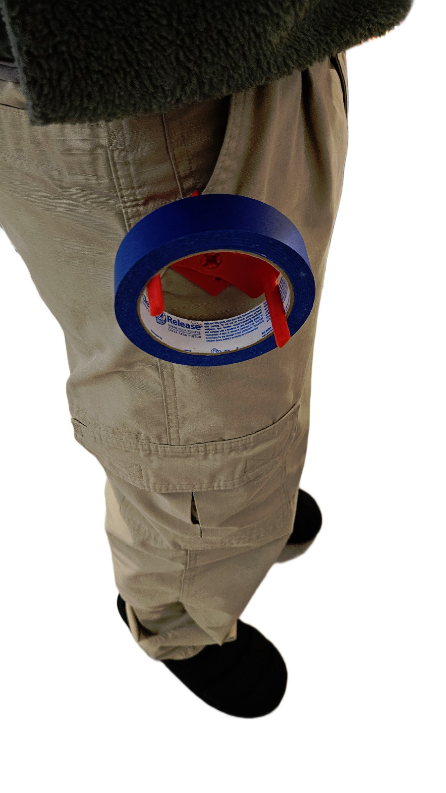 Painters tape Belt Clip holder