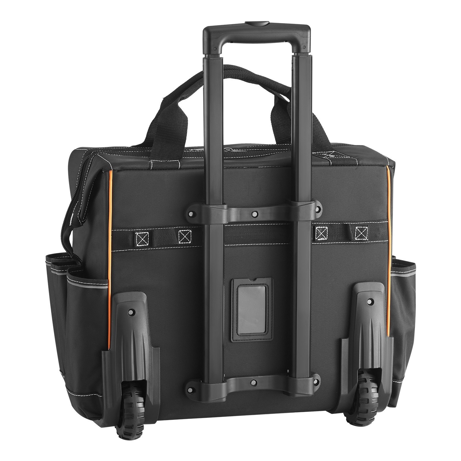 Rolling Tool Bag w/ Wheels, 110 lbs Capacity, 25 Pockets Durable Tool Organizer