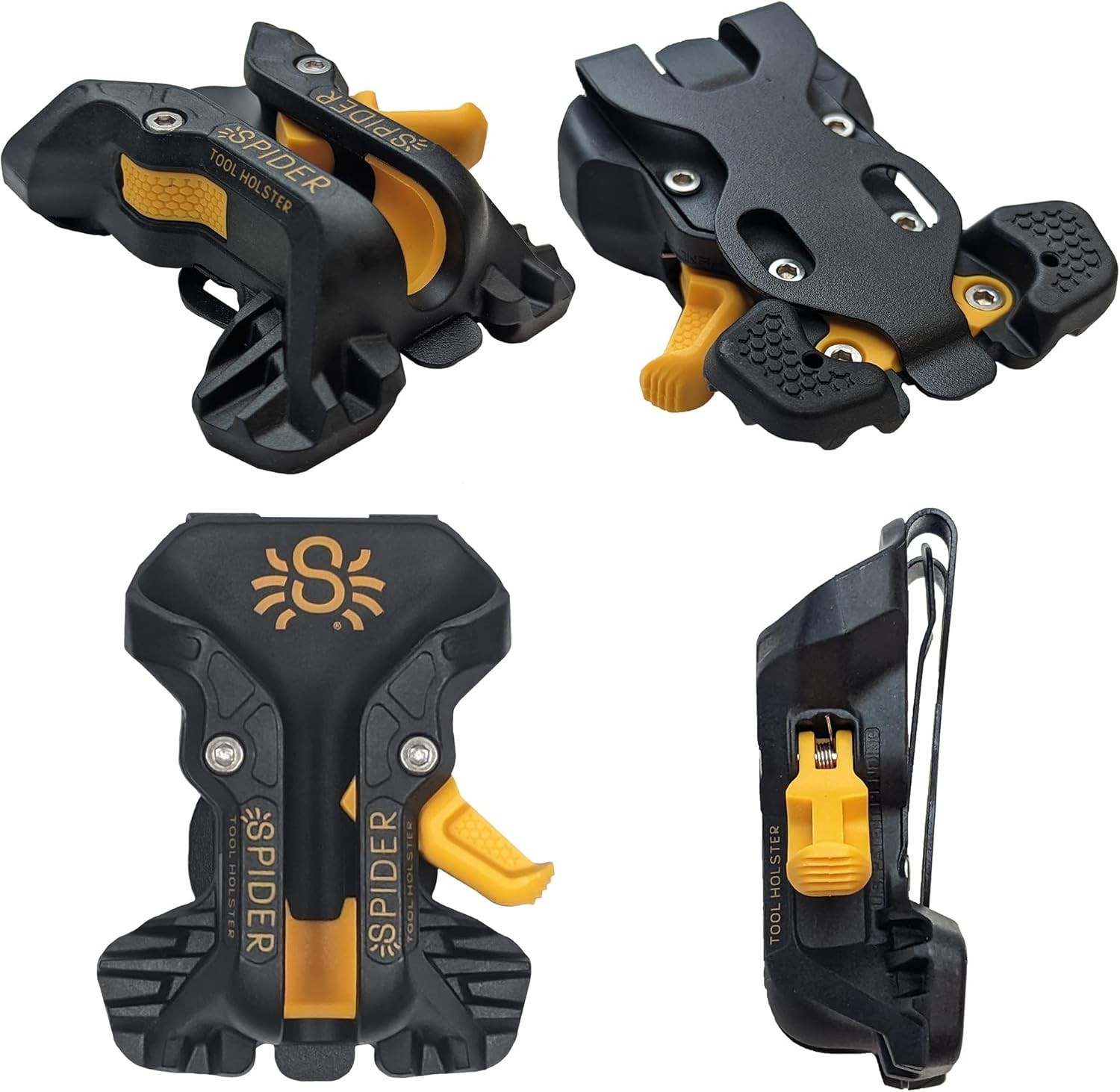 Spider Pro Holster: Upgraded Quick-Draw Tool Holder with Ambidextrous Lock