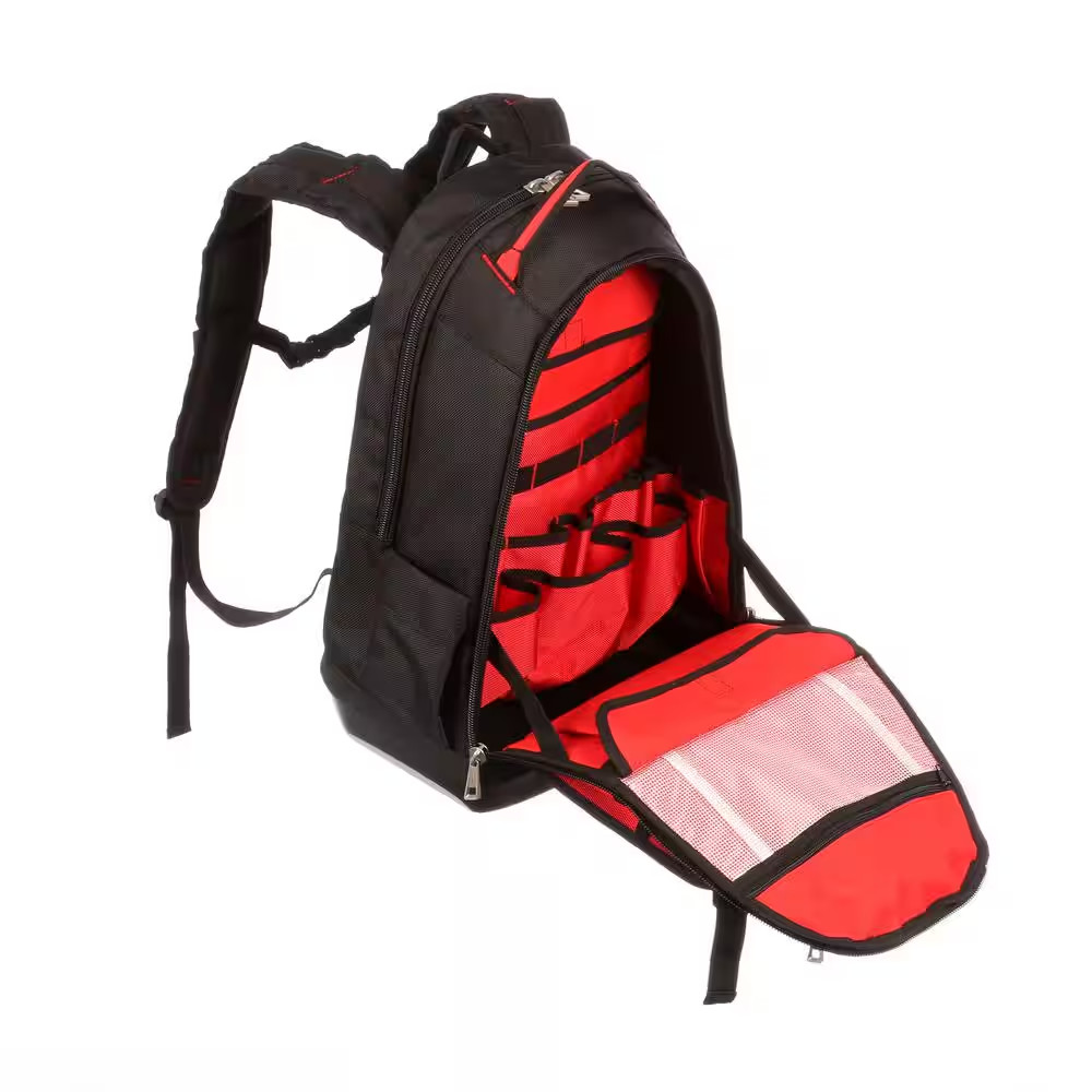 NEW Durable Milwaukee 10in Jobsite Backpack with 12in Zipper Tool Bag 3-PACK