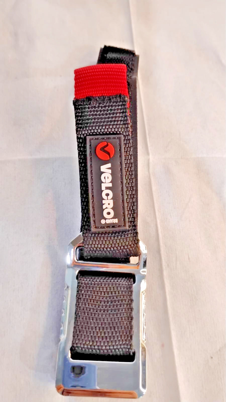 VELCRO® Brand Heavy-Duty Cinch Strap with Metal Buckle for Cables Tools, Outdoor