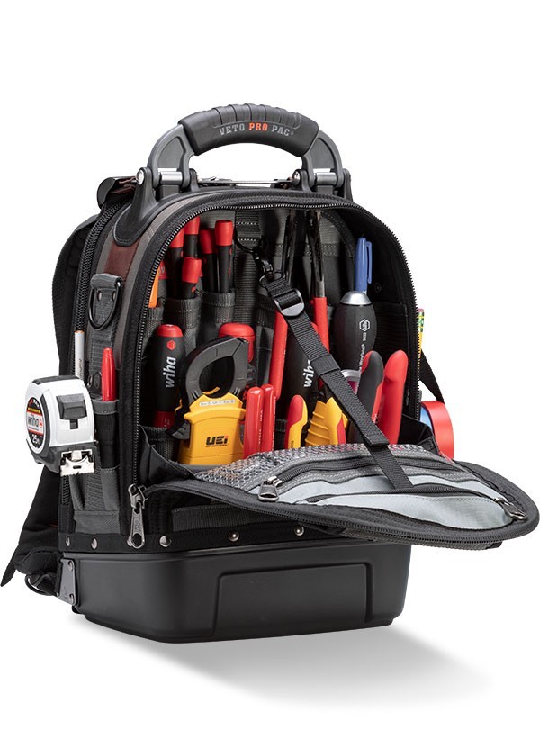 Veto Pro Pac Tech-Pac MC Compact Full-Featured Service Tech Tool Backpack