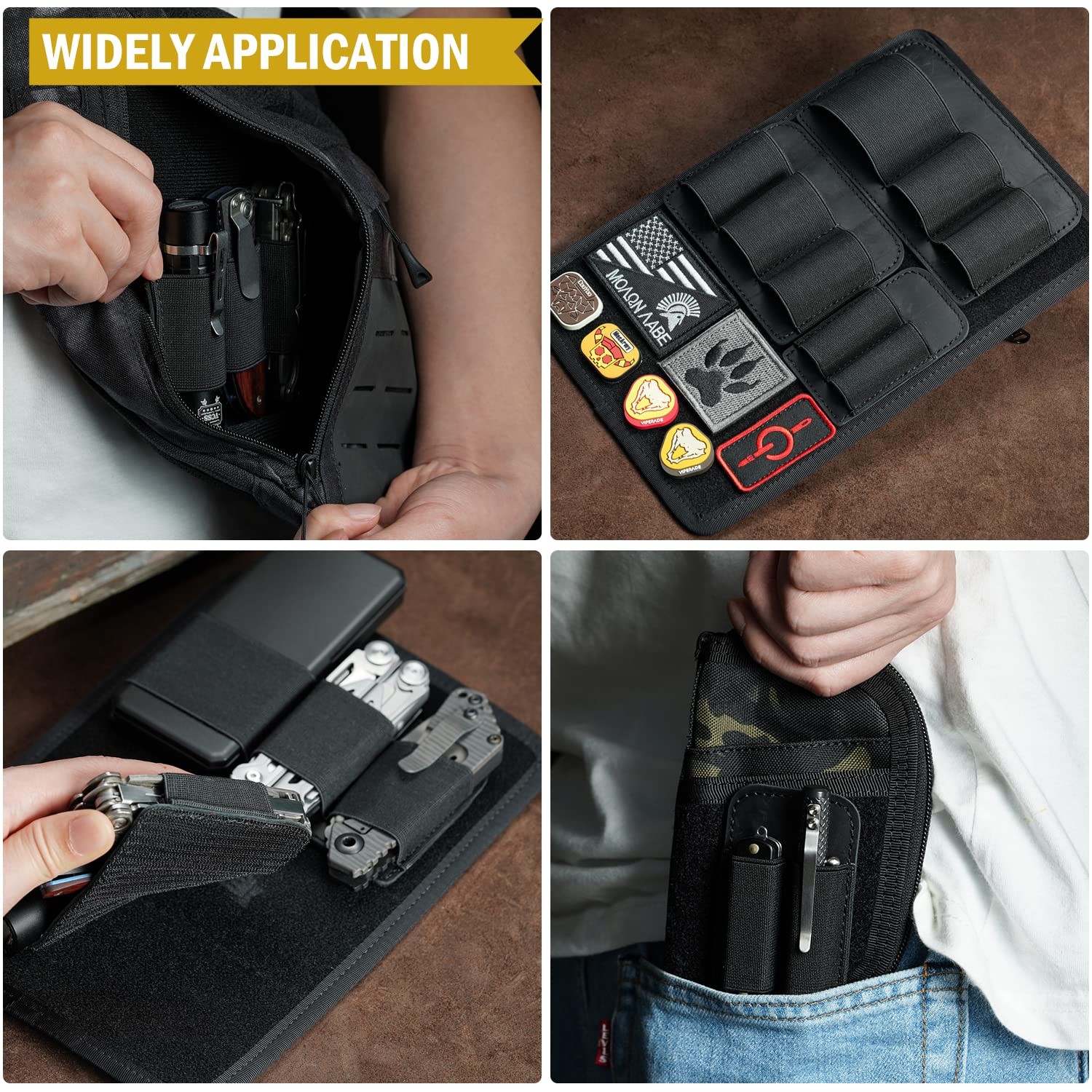 VIPERADE Tactical Modular EDC Organizer Holder – Tool Insert Panel for Backpack