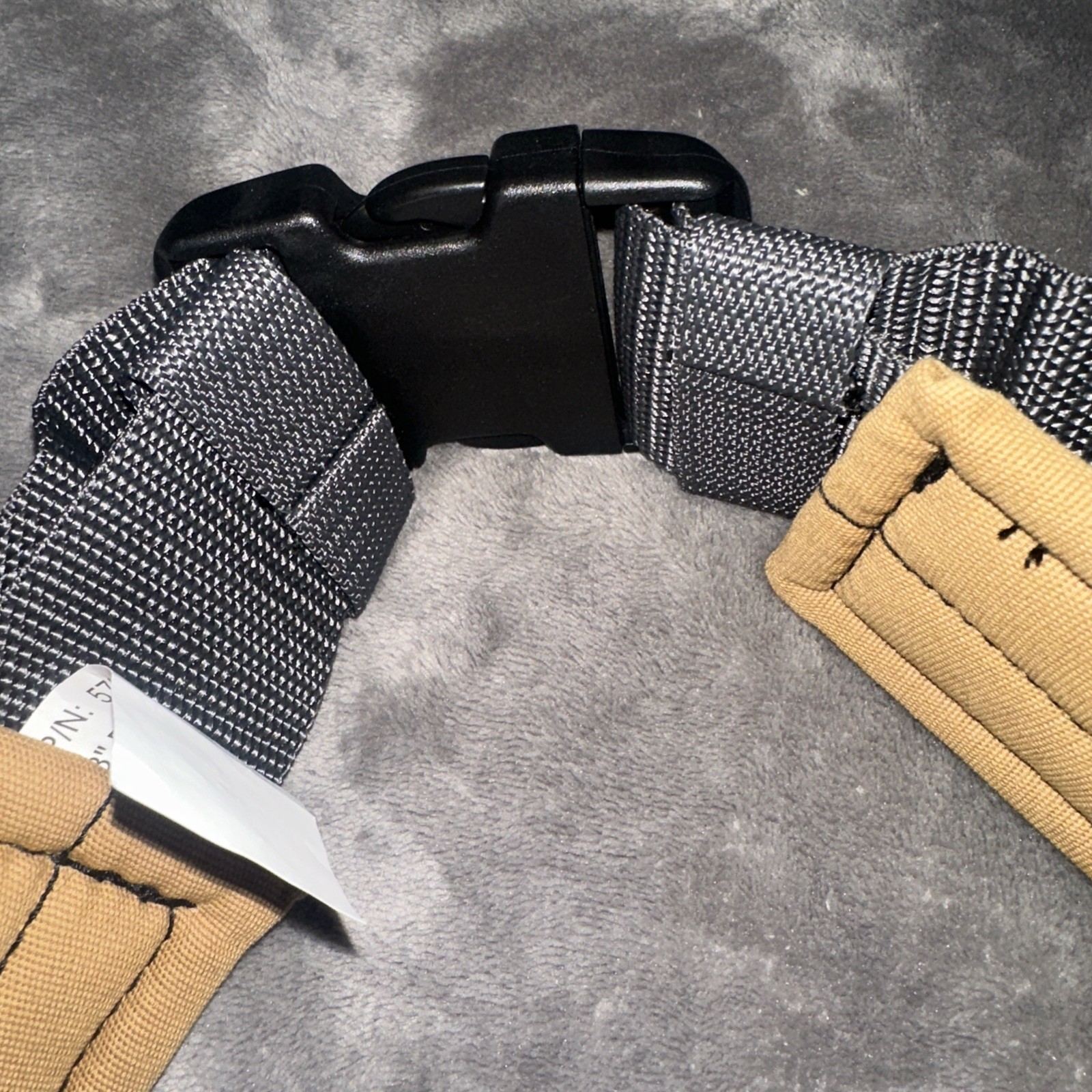 Dickies 3 Inch Padded Work Belt Gray Tan Adjustable 32 To 56 Inches 57001