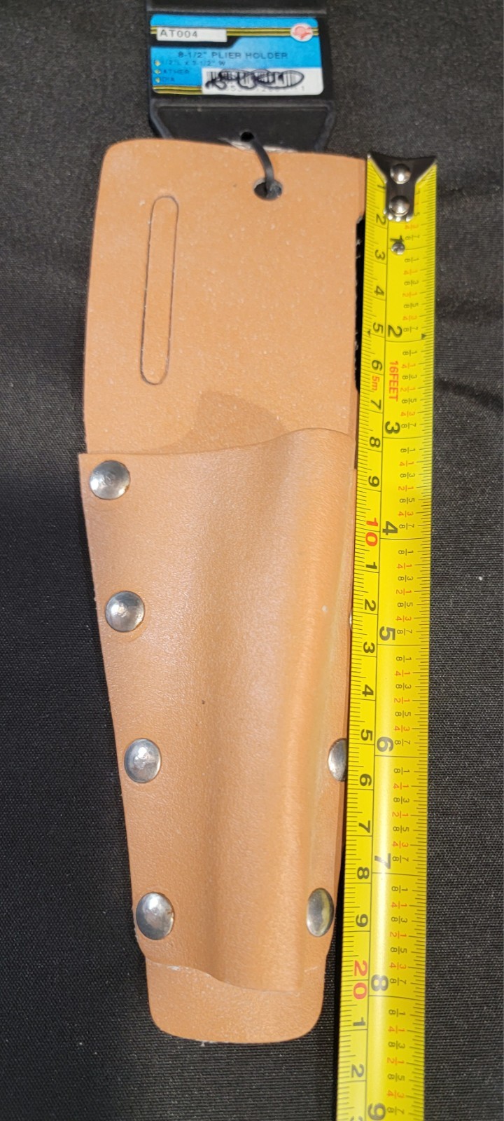 New AT004 Top Grain Leather Utility Plier Tool Holder Belt Holster Sheath