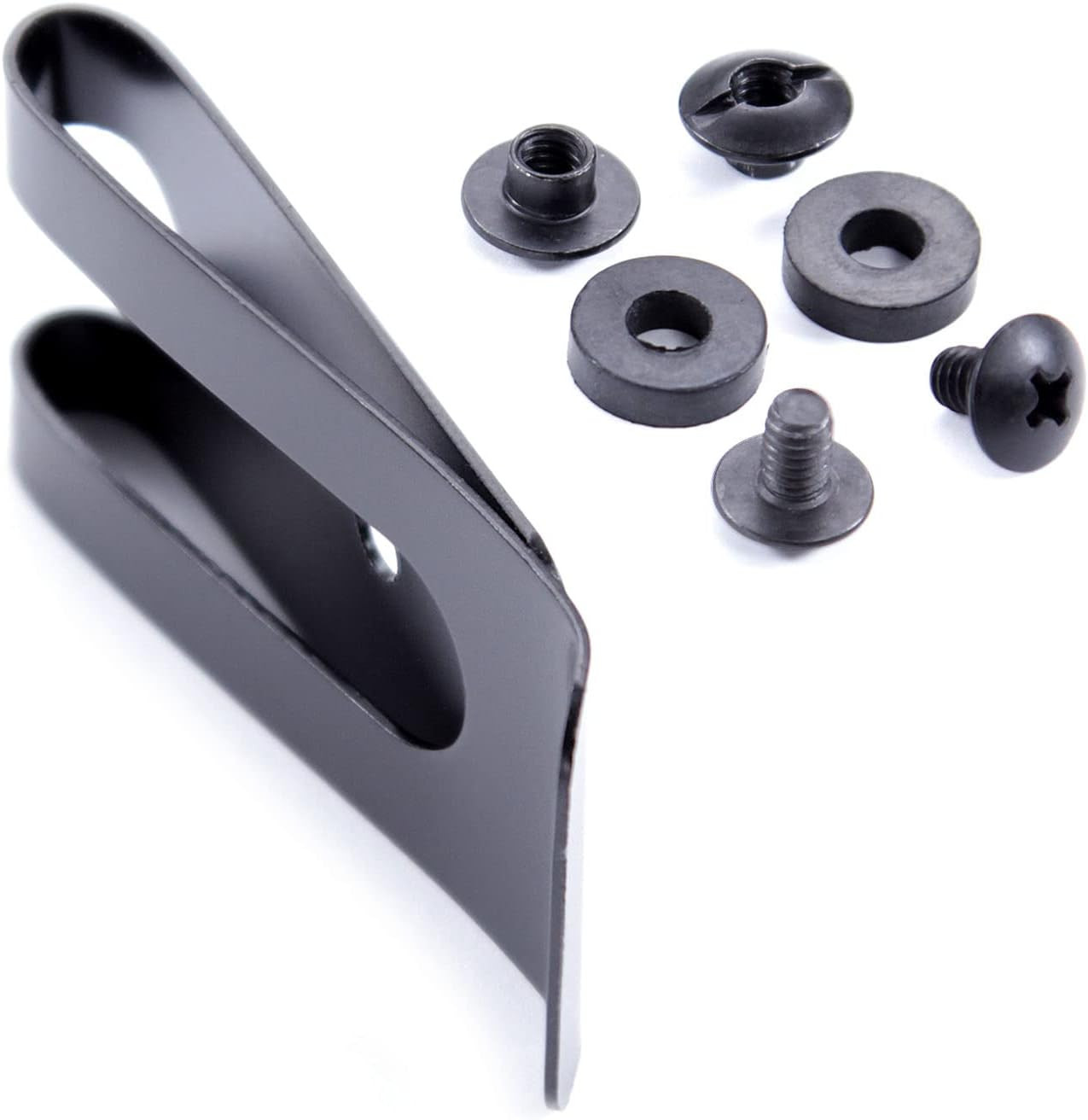 Universal Metal Belt Clip Fits Up to 2 Inch Belts with Mounting Hardware