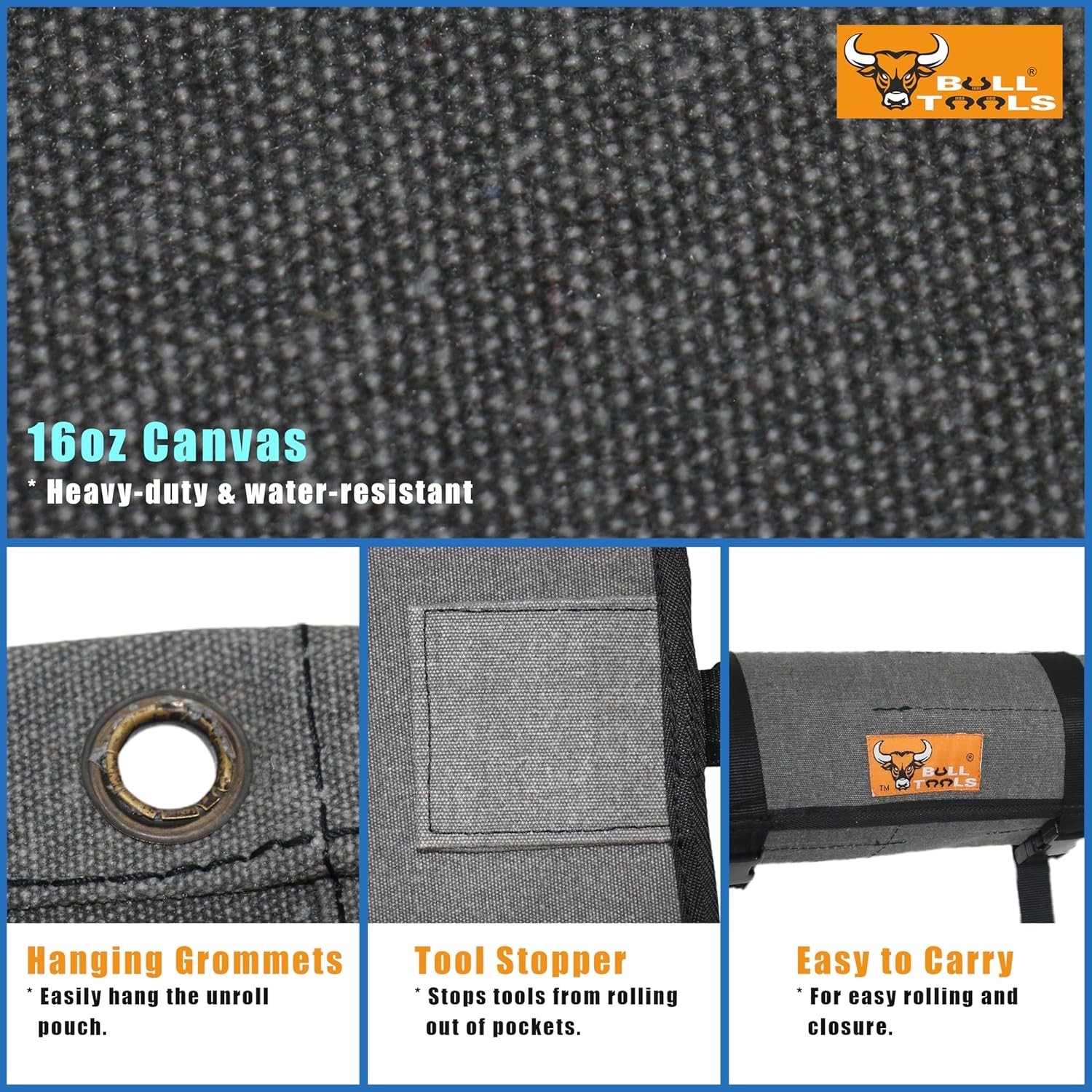Heavy-Duty 26 Pocket Wrench Roll Tool Pouch – Perfect for Professionals & DIYers