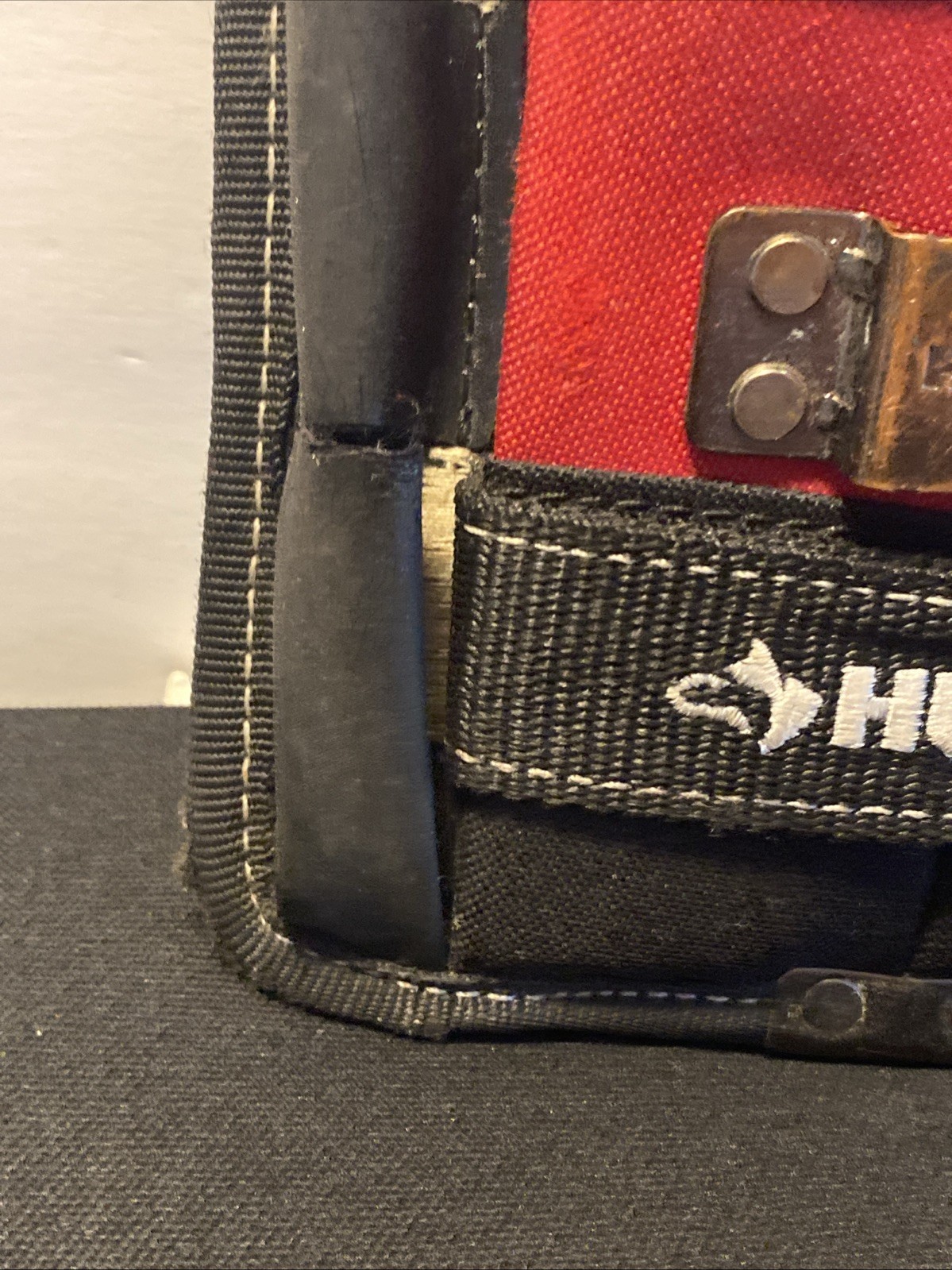 Husky 7 in. 3-Pocket Clip On Tool Belt Pouch Pre-owned